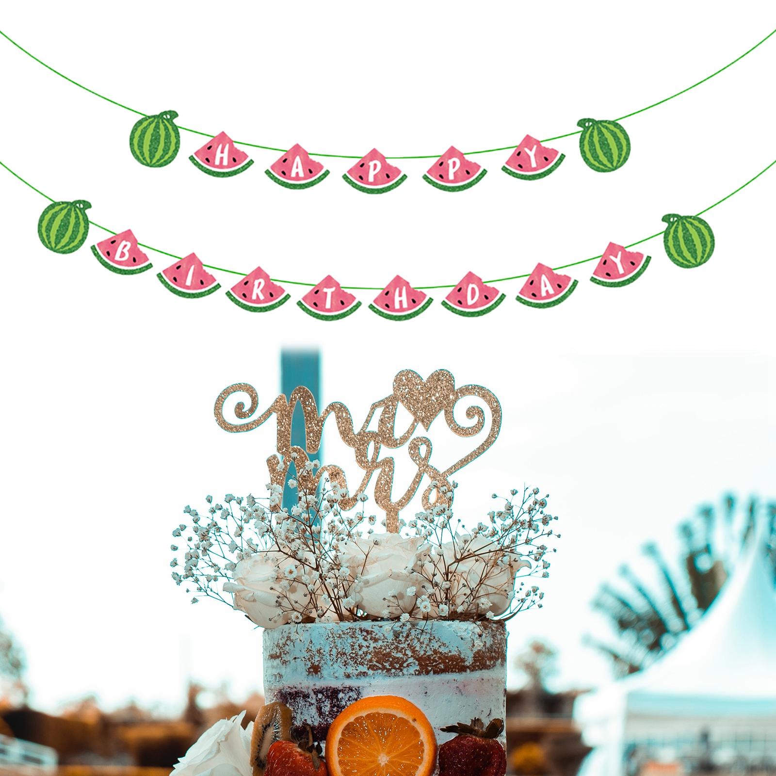 Happy Birthday Banner Birthday Flag for Birthday Party Garden Decor