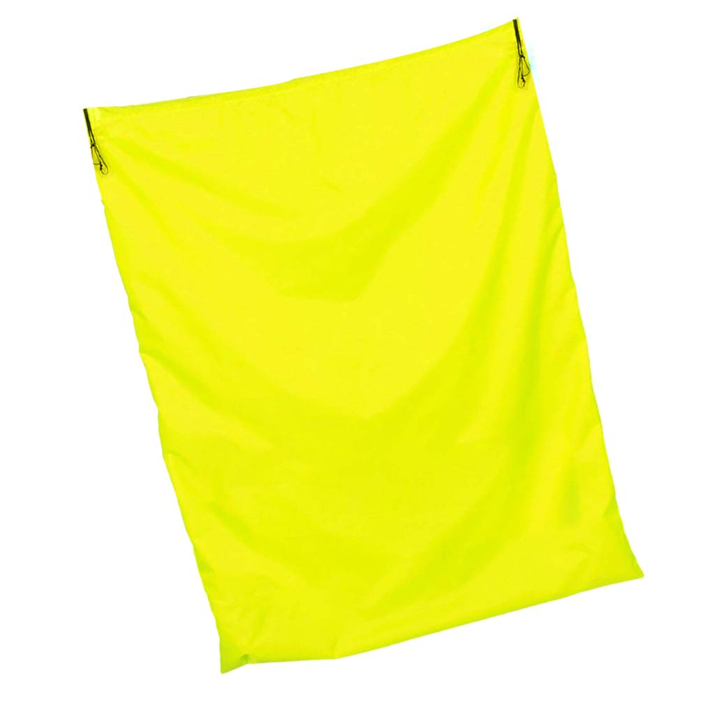 94x120cm Multipurpose Drawstring Laundry Bags for Underbed, Quilts, Pillows Yellow