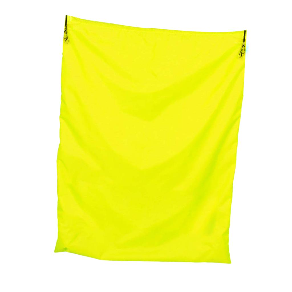 94x120cm Multipurpose Drawstring Laundry Bags for Underbed, Quilts, Pillows Yellow