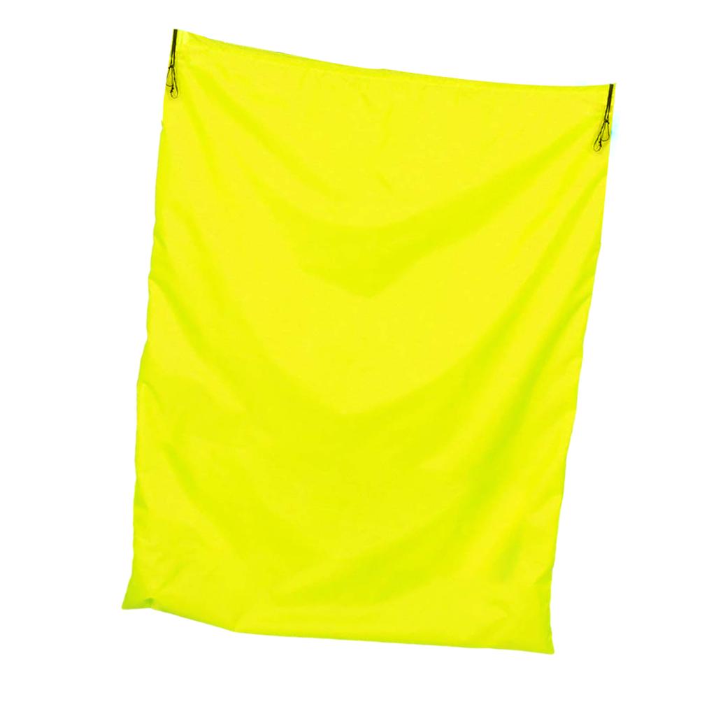 94x120cm Multipurpose Drawstring Laundry Bags for Underbed, Quilts, Pillows Yellow