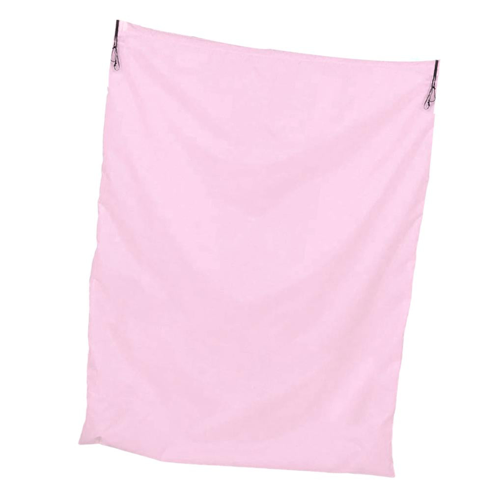 94x120cm Multipurpose Drawstring Laundry Bags for Underbed, Quilts, Pillows Pink