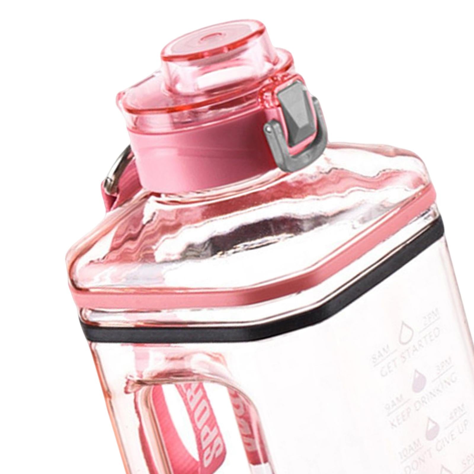 2.2L Sports Water Bottles Gym Bottle for Outdoor Sports Fitness Office Pink