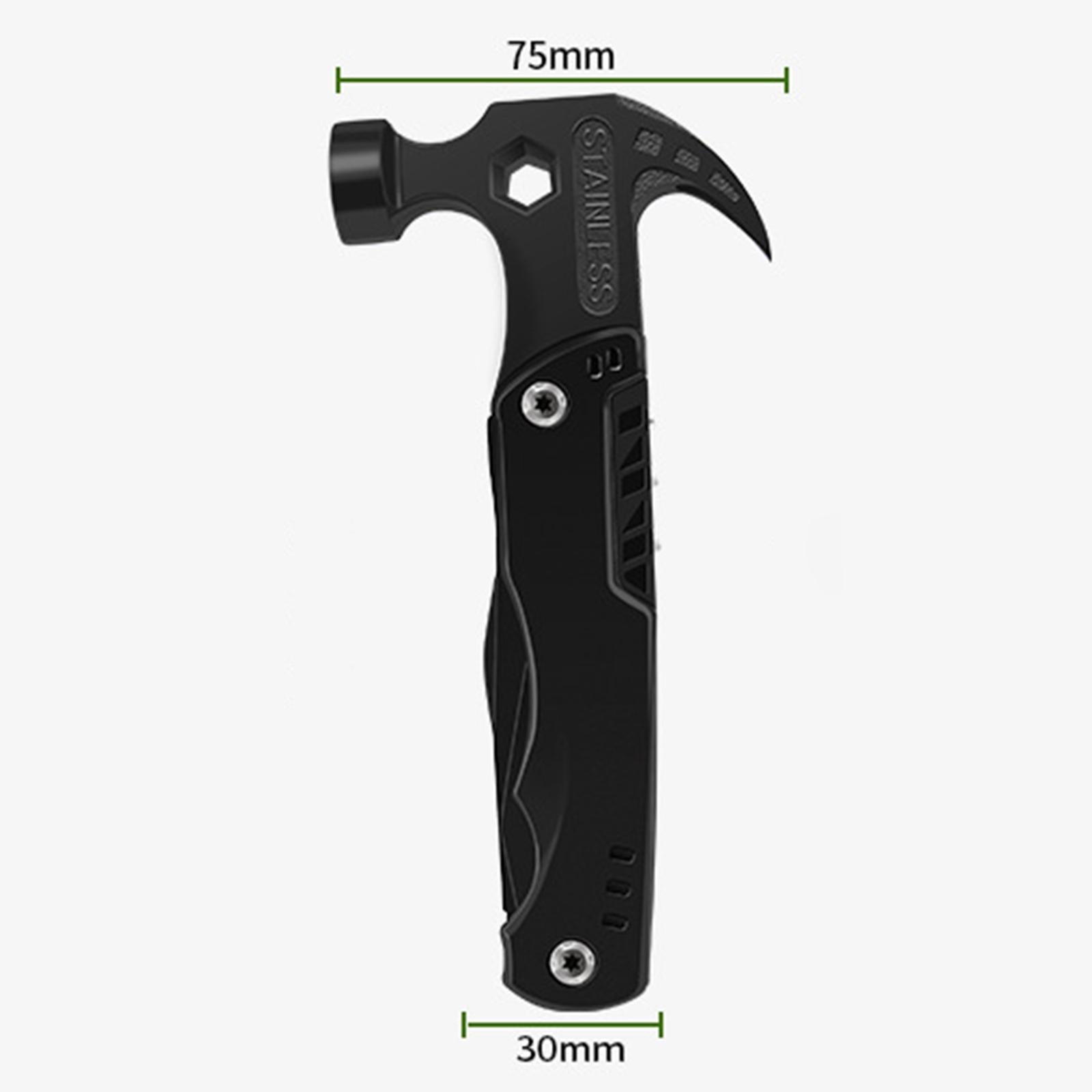 Folding Claw Hammer Hand Tools Men Gifts for Emergency Car Repair