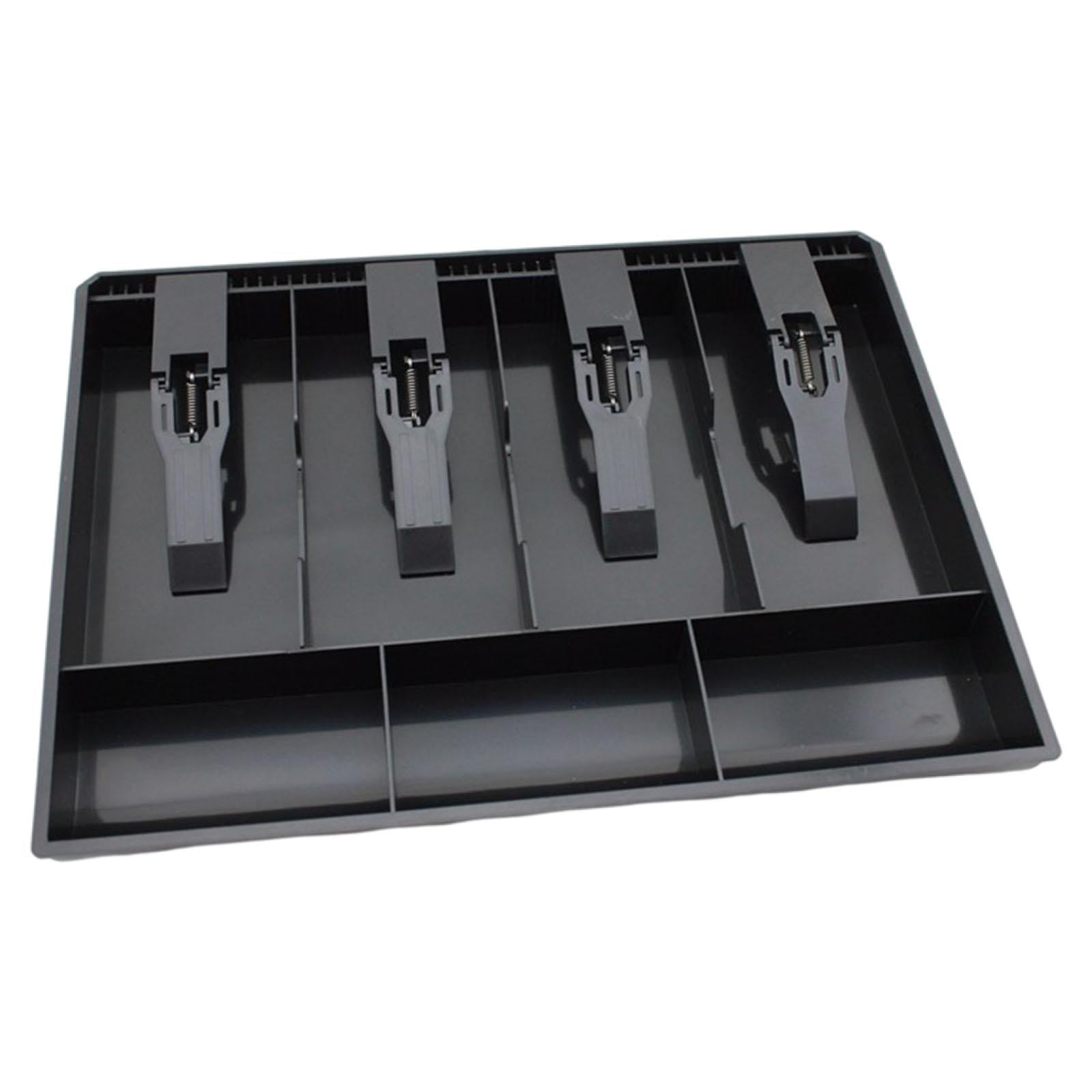 Cash Register Drawer Insert Tray with Clip for Supermarkets Shops Hotels