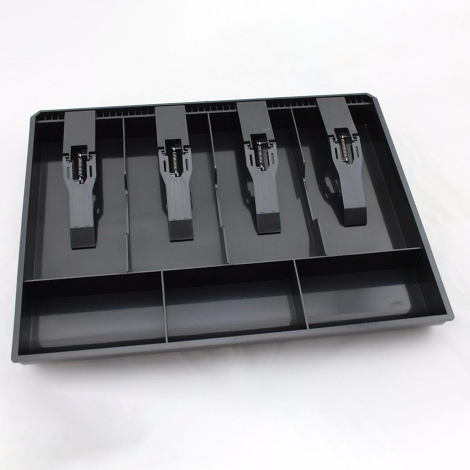 Cash Register Drawer Insert Tray with Clip for Supermarkets Shops Hotels
