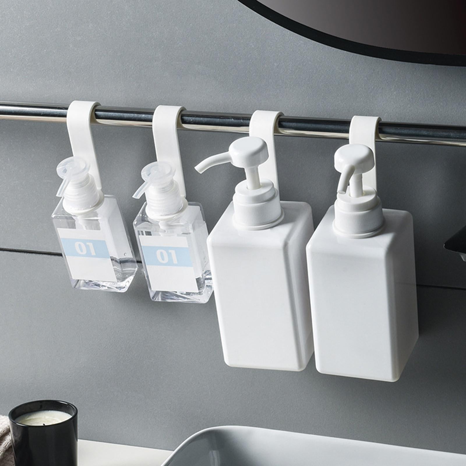 8 Pieces Shower Gel Bottle Holder Hand Soap Hanging for Bathroom Wall Toilet