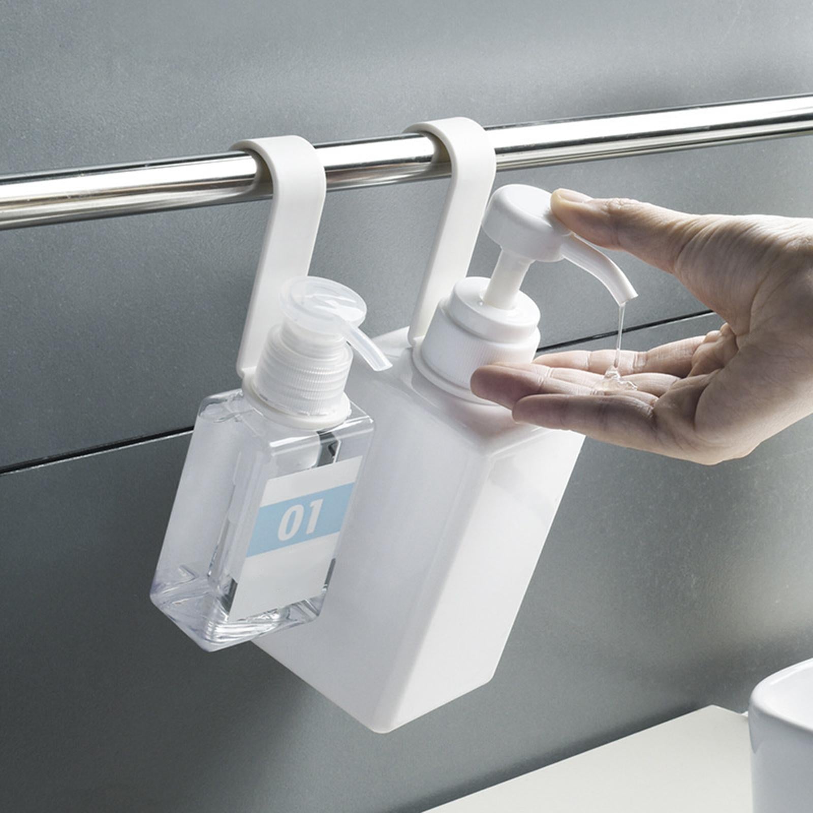 8 Pieces Shower Gel Bottle Holder Hand Soap Hanging for Bathroom Wall Toilet