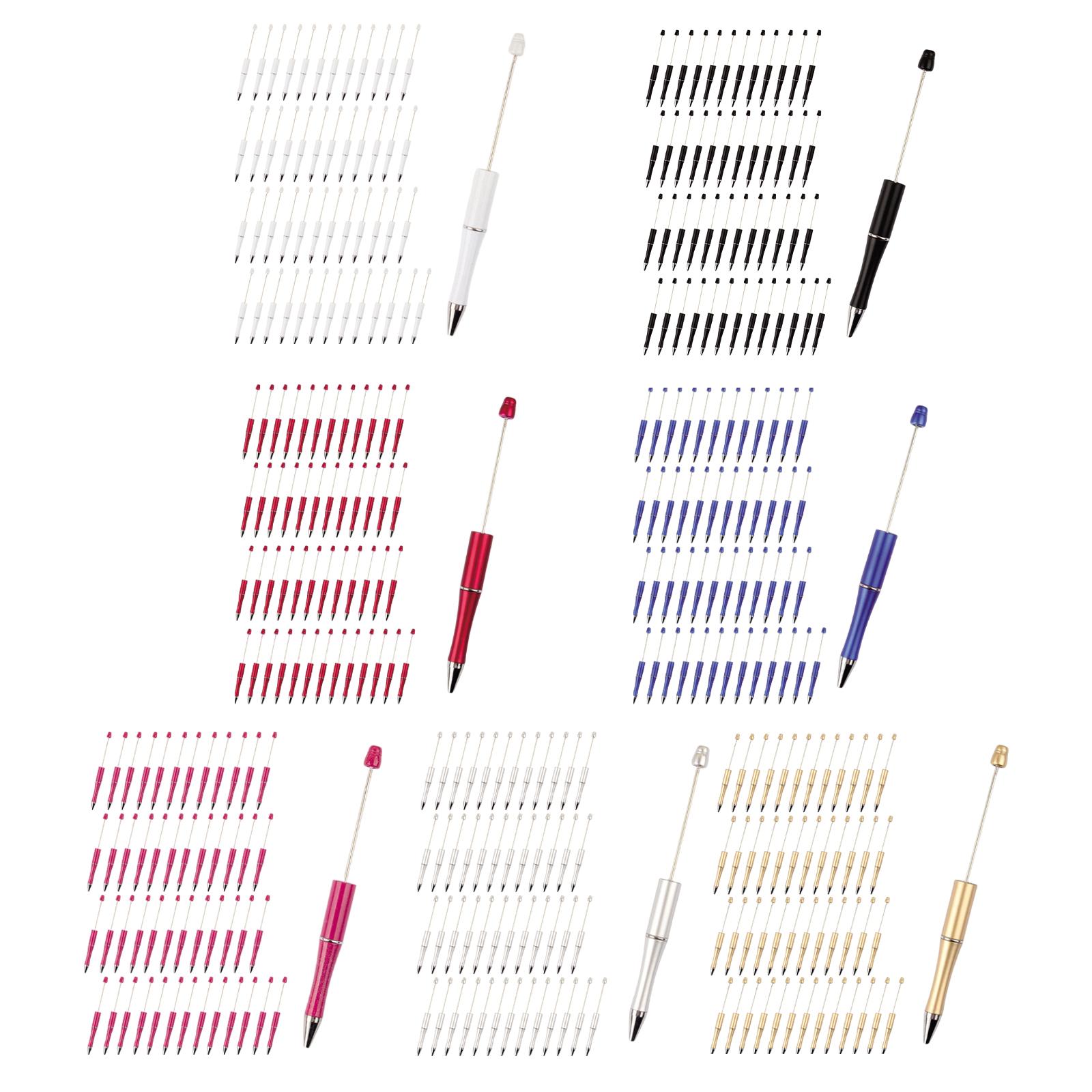 50x Bead Pens Ballpoint Pen Ball Pen for Office School  Red