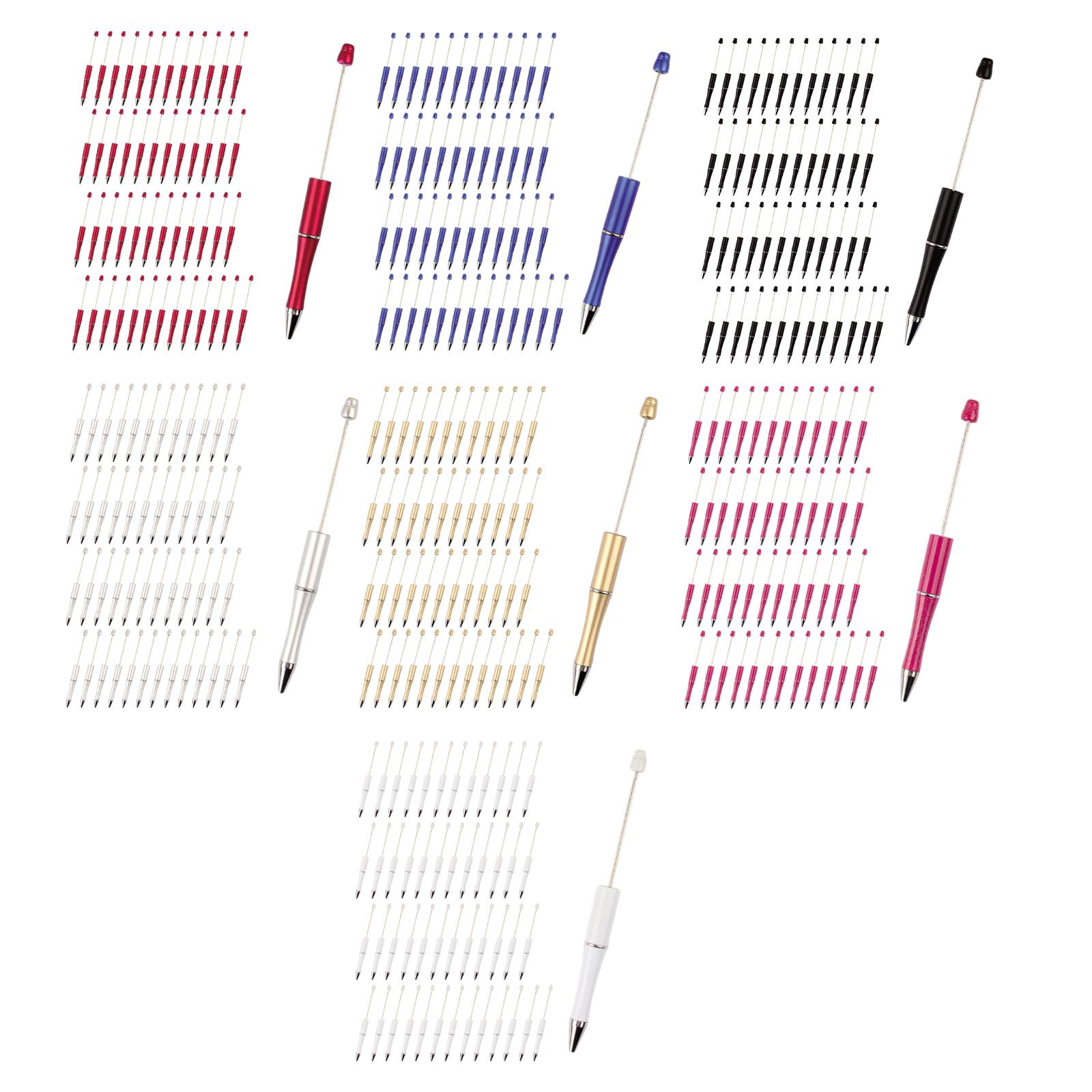 50x Bead Pens Ballpoint Pen Ball Pen for Office School  Red