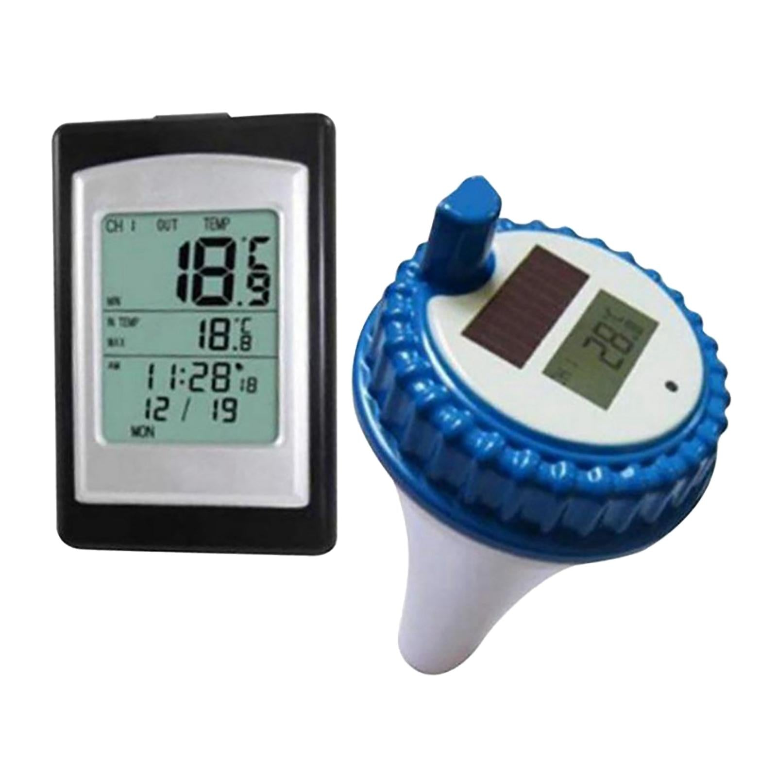 Solar Digital Floating Pool Thermometer Easy Read  for Swimming Pool