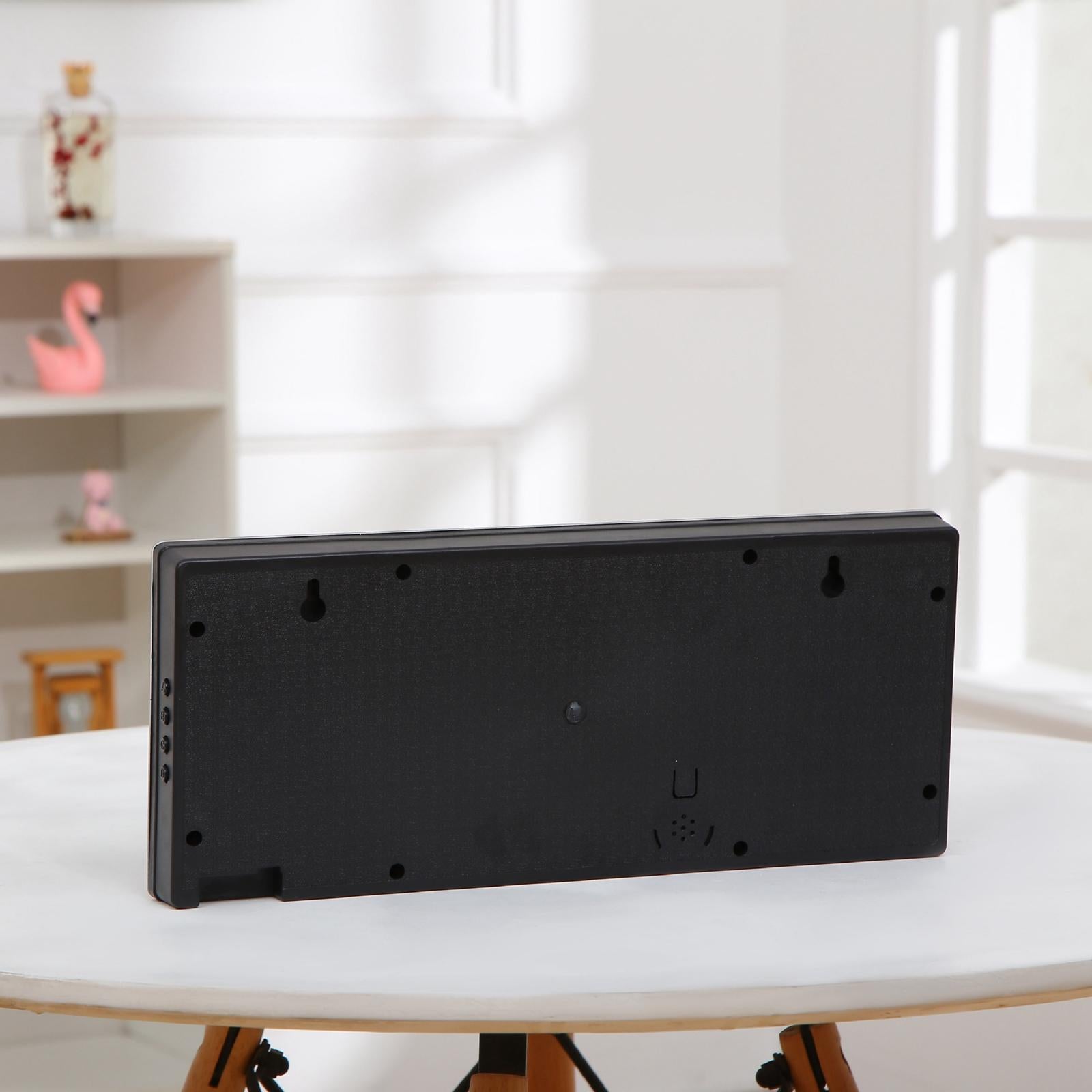 Large Digital Wall Clock Easy Viewing Big Red Number LED Tools for Kitchen