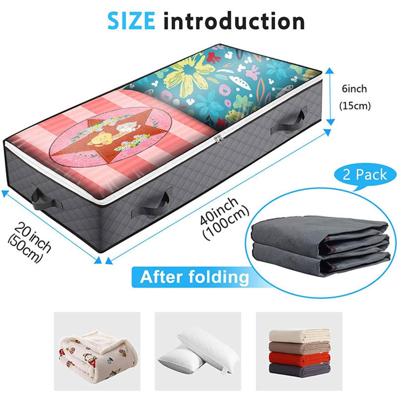 Household Breathable Bedding Clothing Under Bed Storage Bag