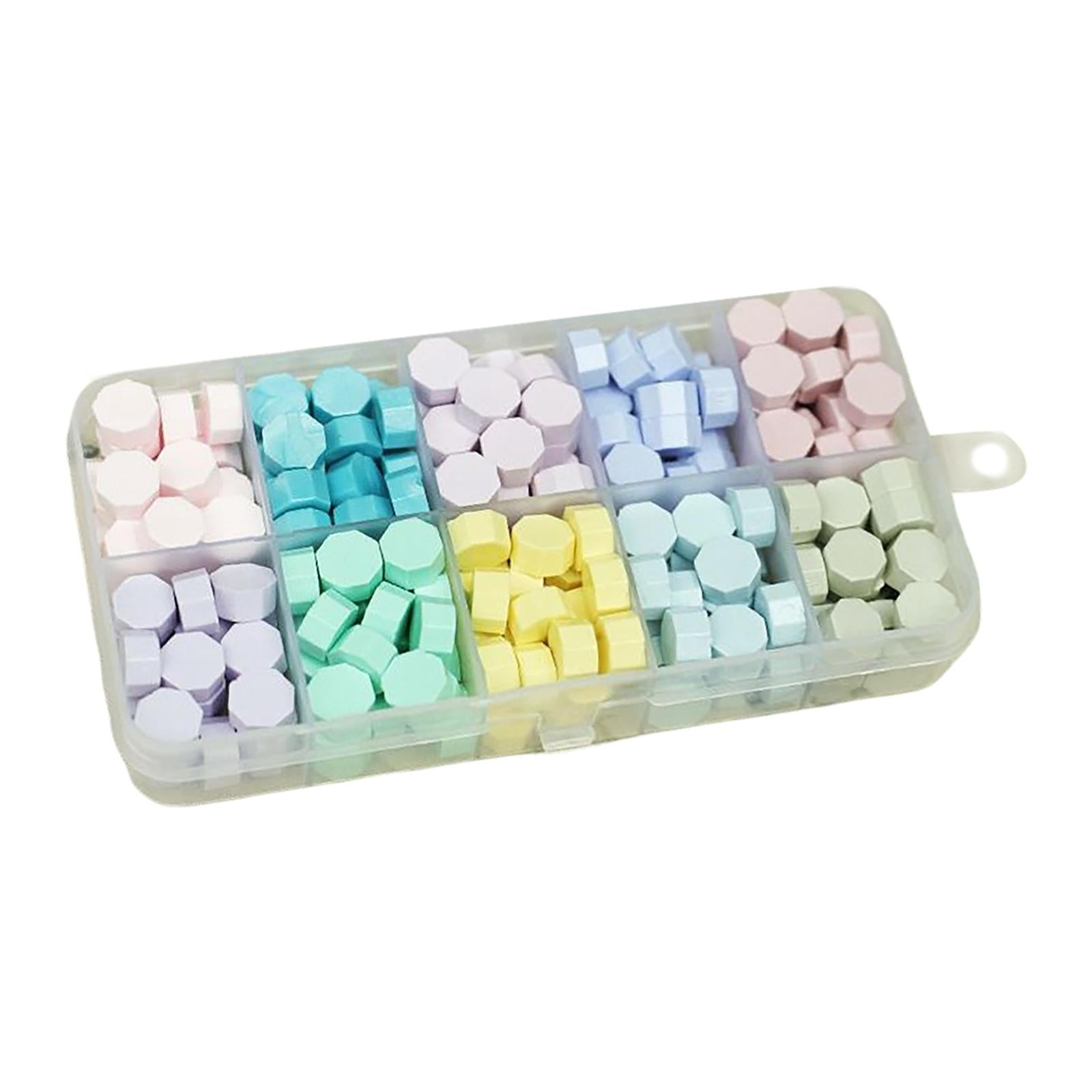 600Pcs Multi Color Wax Seal Beads DIY Sealing Wax Bead for Wine Packages Macaron Mix