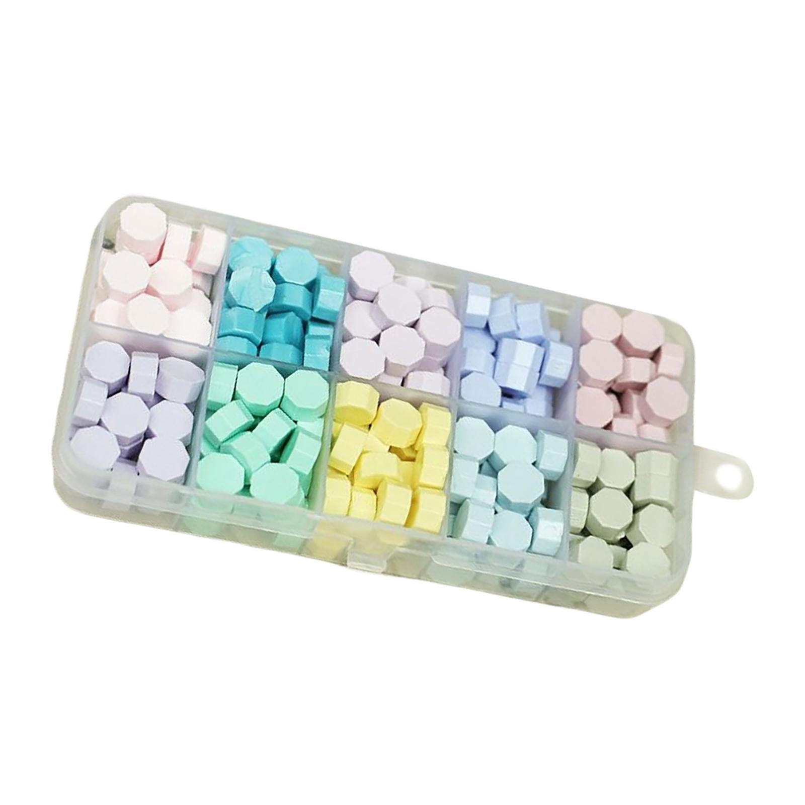 600Pcs Multi Color Wax Seal Beads DIY Sealing Wax Bead for Wine Packages Macaron Mix