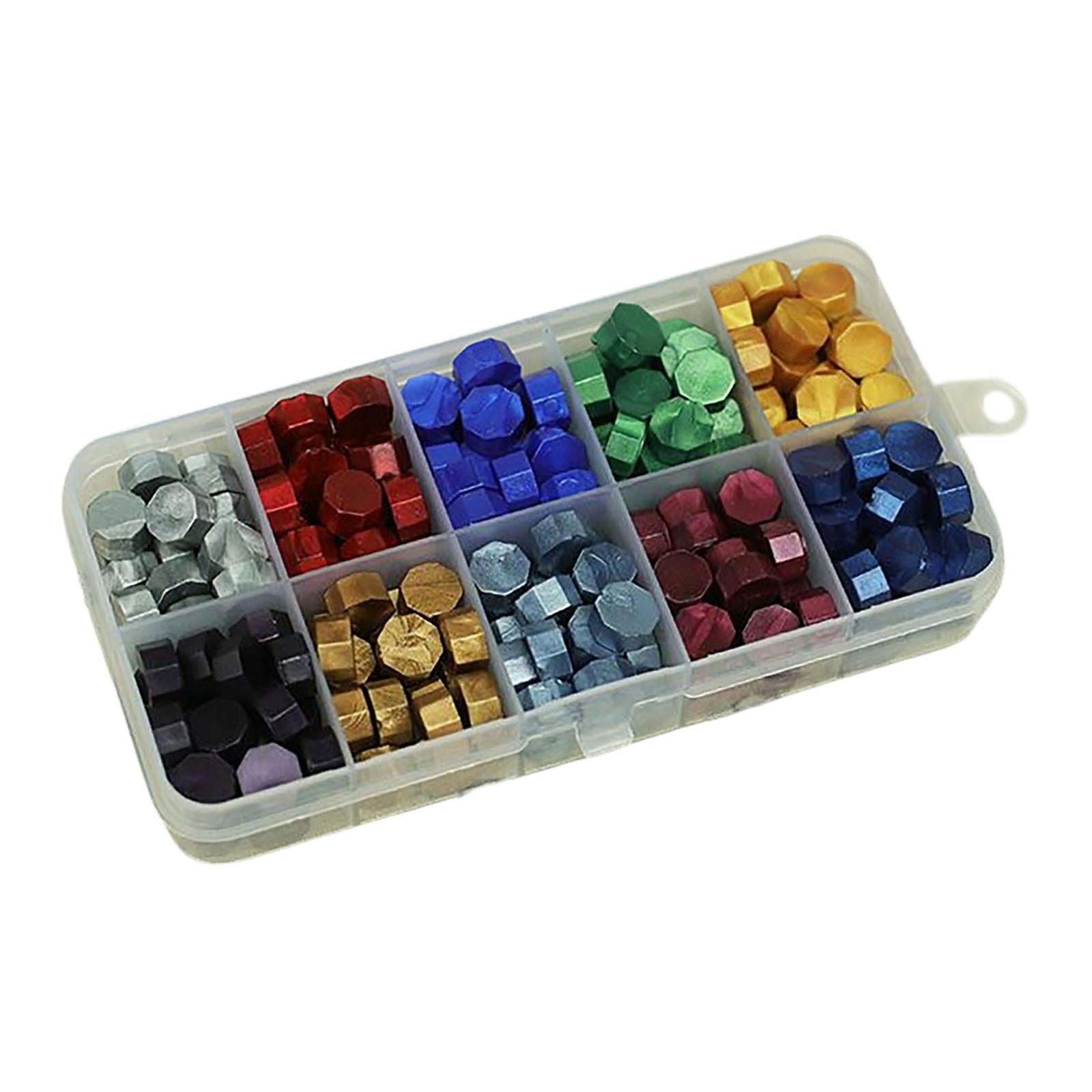 600Pcs Multi Color Wax Seal Beads DIY Sealing Wax Bead for Wine Packages Mixed Colors