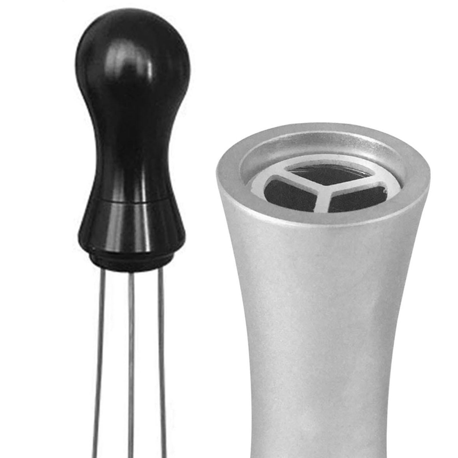 3 Needle Type Coffee Powder Stirring Tool for Cafe Kitchen Home Black