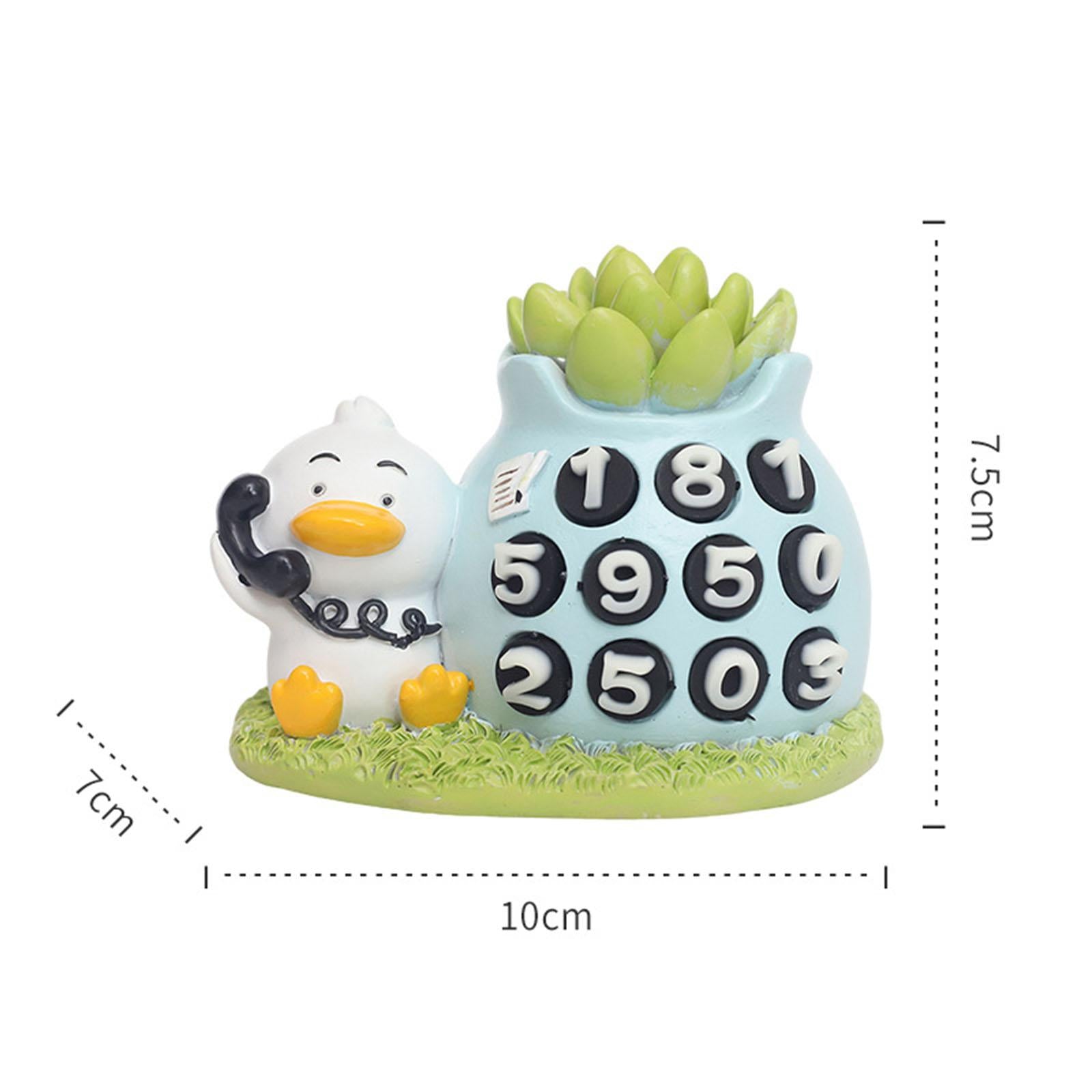 Car Dashboard Ornament Bonsai Decor for Home Interior Display Auto Gifts duck