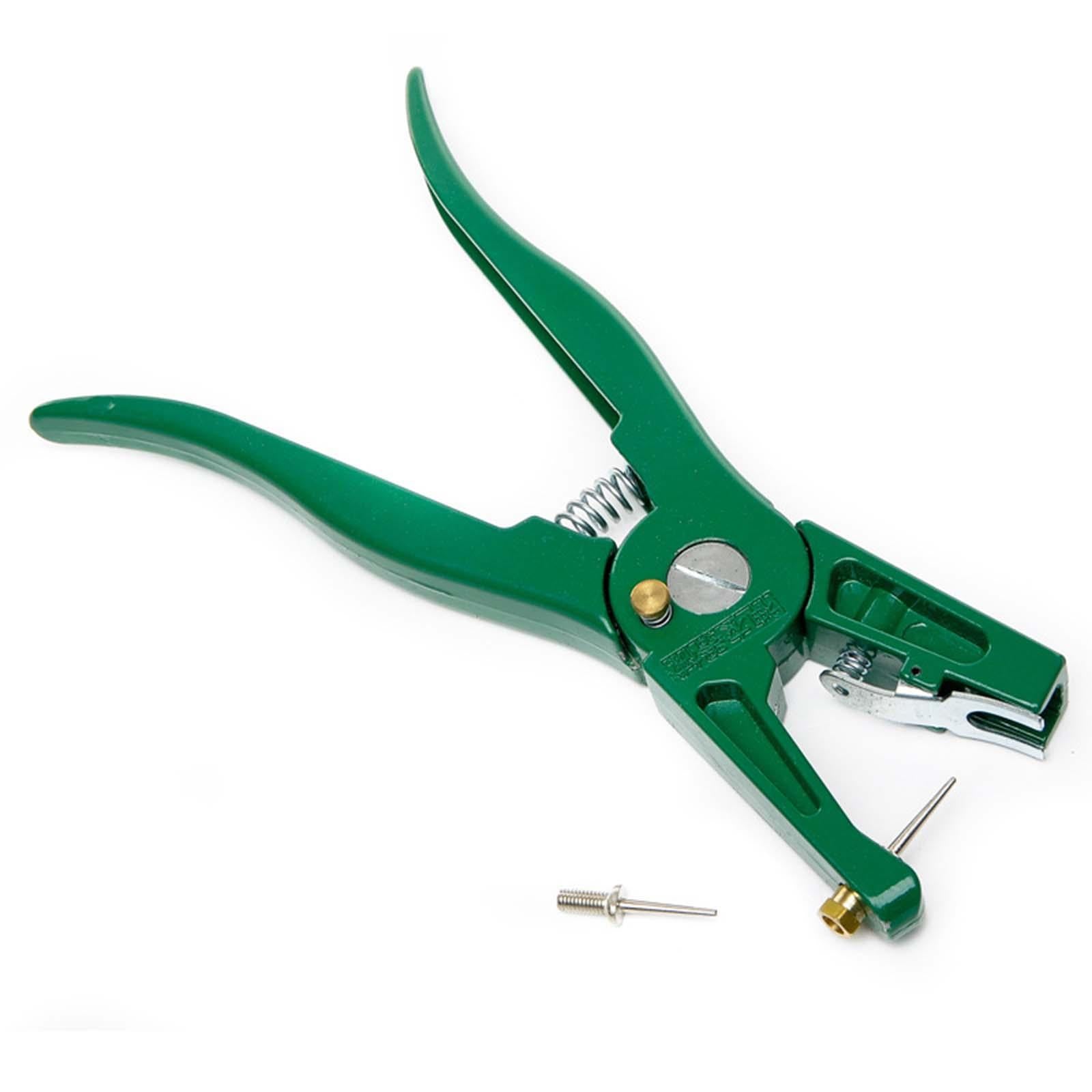 Animal Ear Tag Pliers and Spare 3 Pins for Livestock Farm Handling Supplies