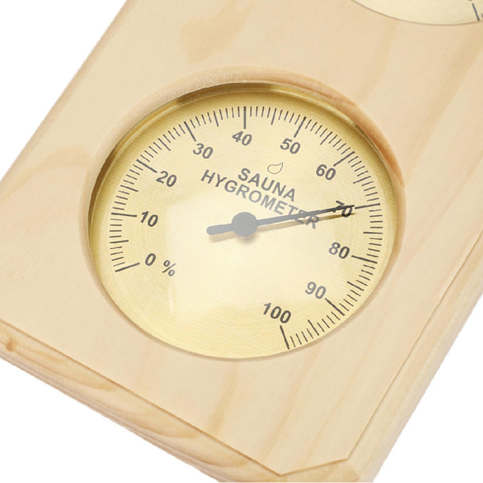 2 in1 Sauna Thermometer Hygrometer Wall Mounted Temperature Measurement
