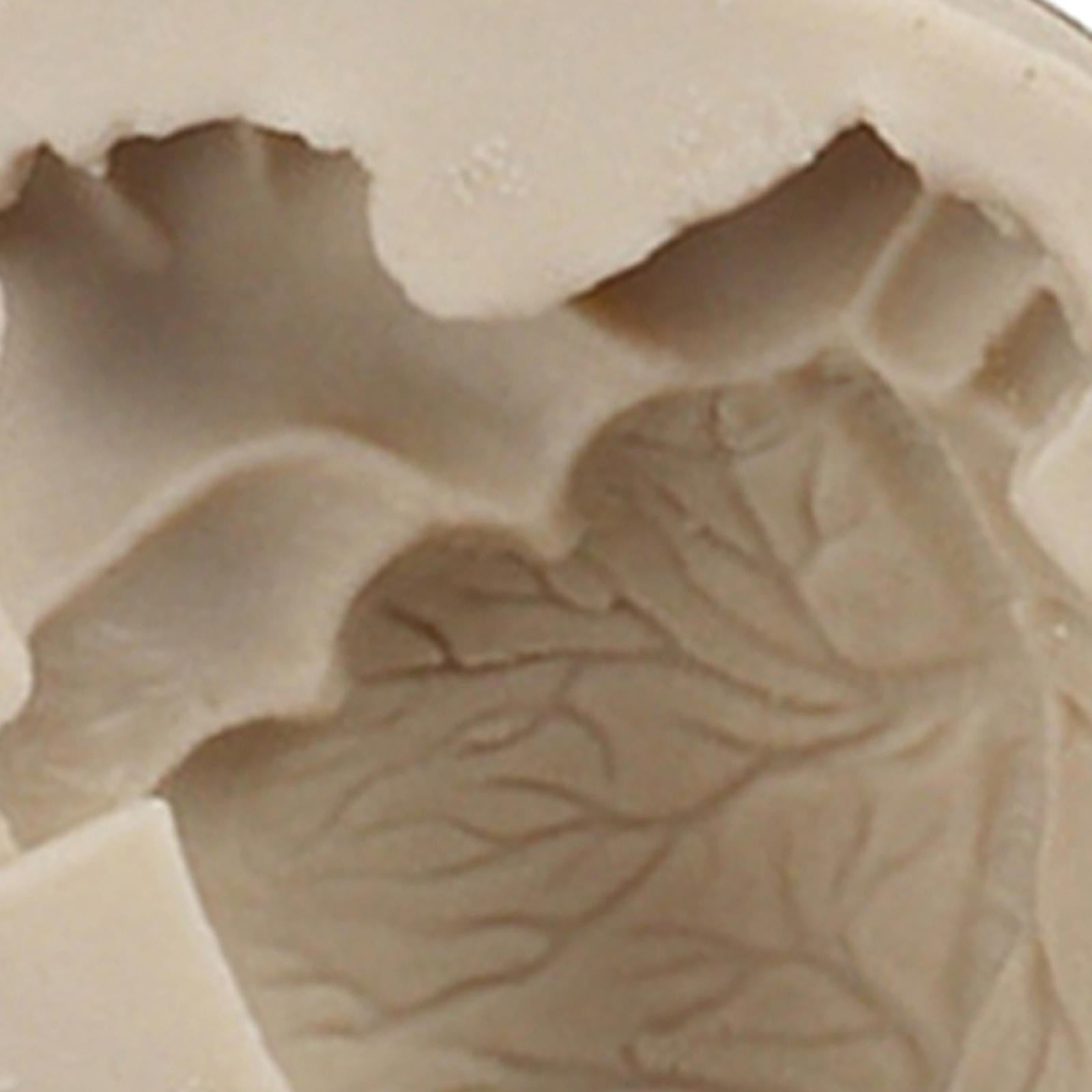 Silicone Fondant Molds DIY Resin Chocolate Mold for Baking Heart Light Gray