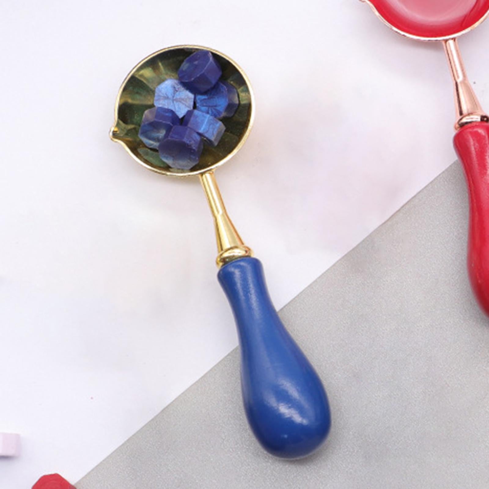 Stamp Melting Spoon for DIY Letter Card Making Party Favors Stamp Maker dark blue