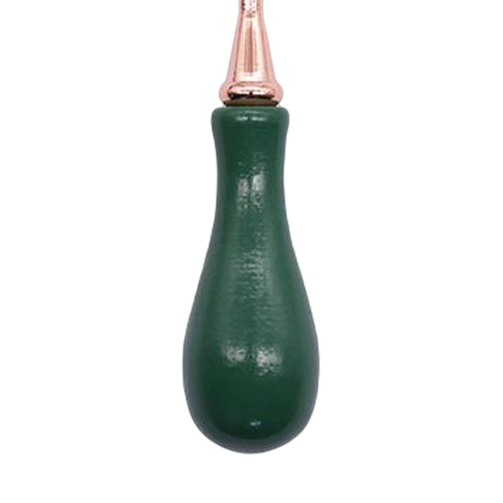 Stamp Melting Spoon for DIY Letter Card Making Party Favors Stamp Maker dark green