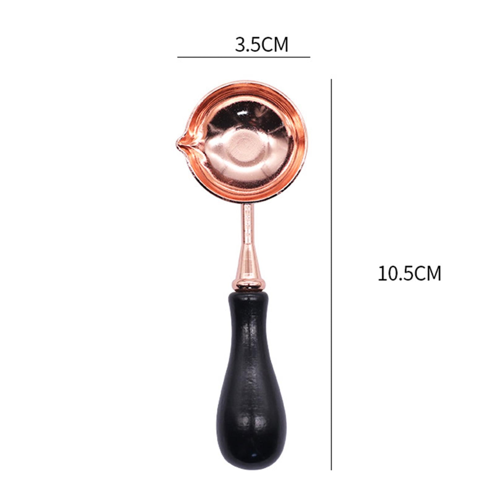 Stamp Melting Spoon for DIY Letter Card Making Party Favors Stamp Maker black