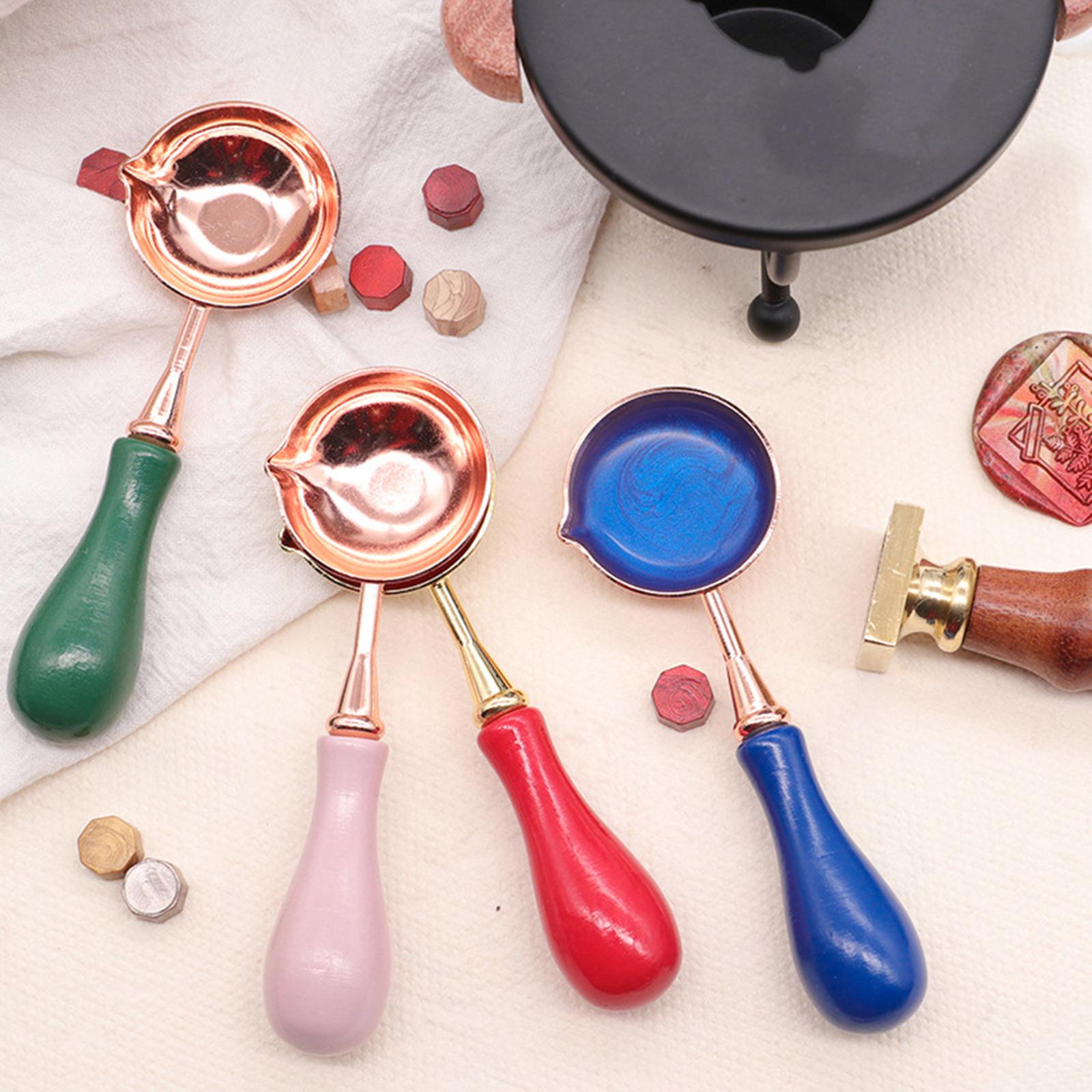 Stamp Melting Spoon for DIY Letter Card Making Party Favors Stamp Maker black