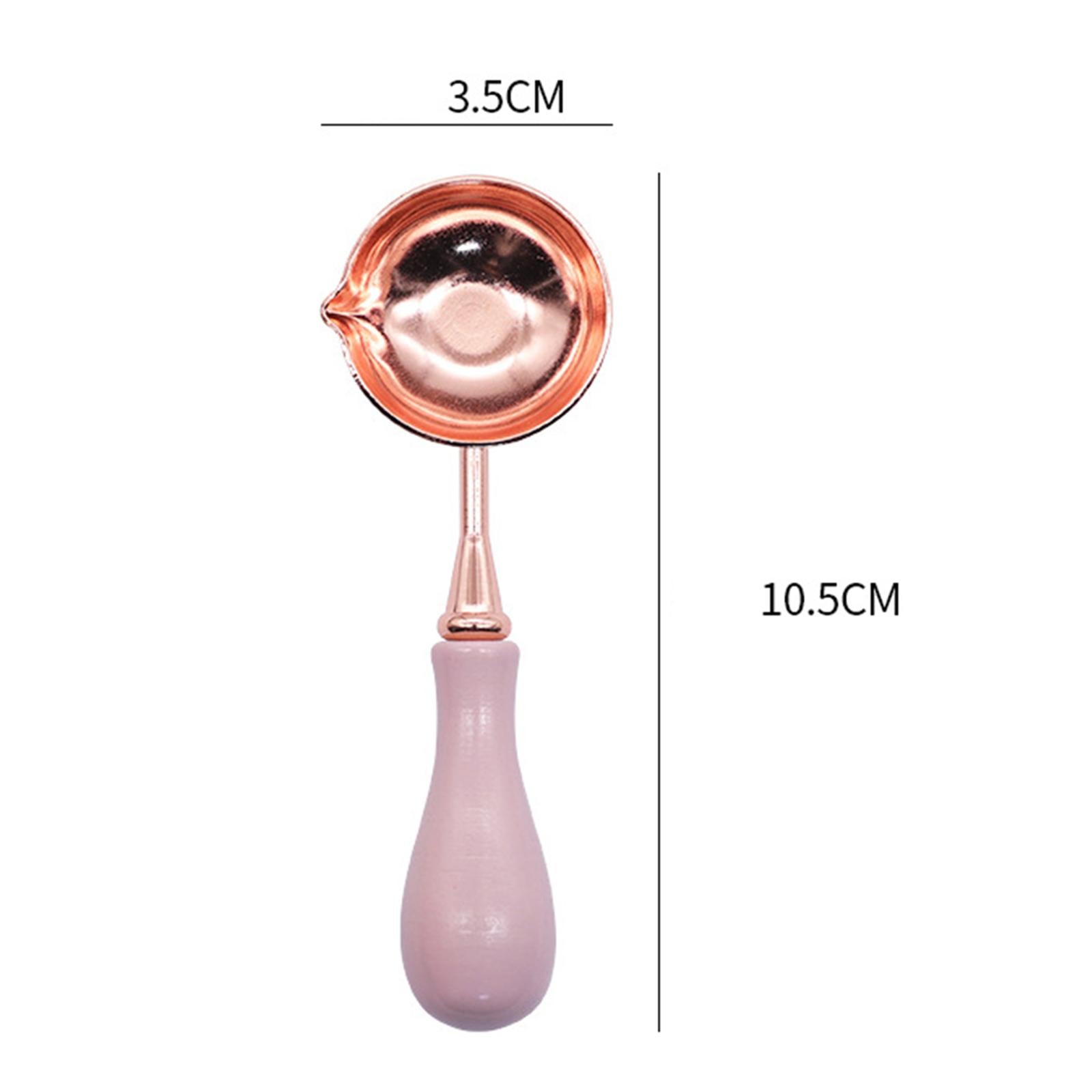 Wax Seal Stamp Melting Spoon Seal Stamp Spoon for Sealing Wax  Light Pink