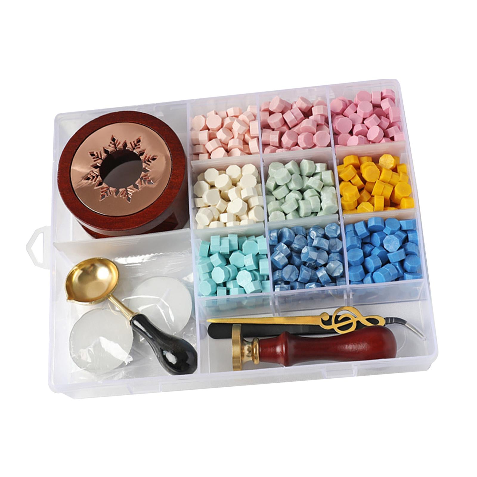 Wax Seal Kit Sealing Wax Beads Kit DIY Wax Beads for Crafts Decoration B