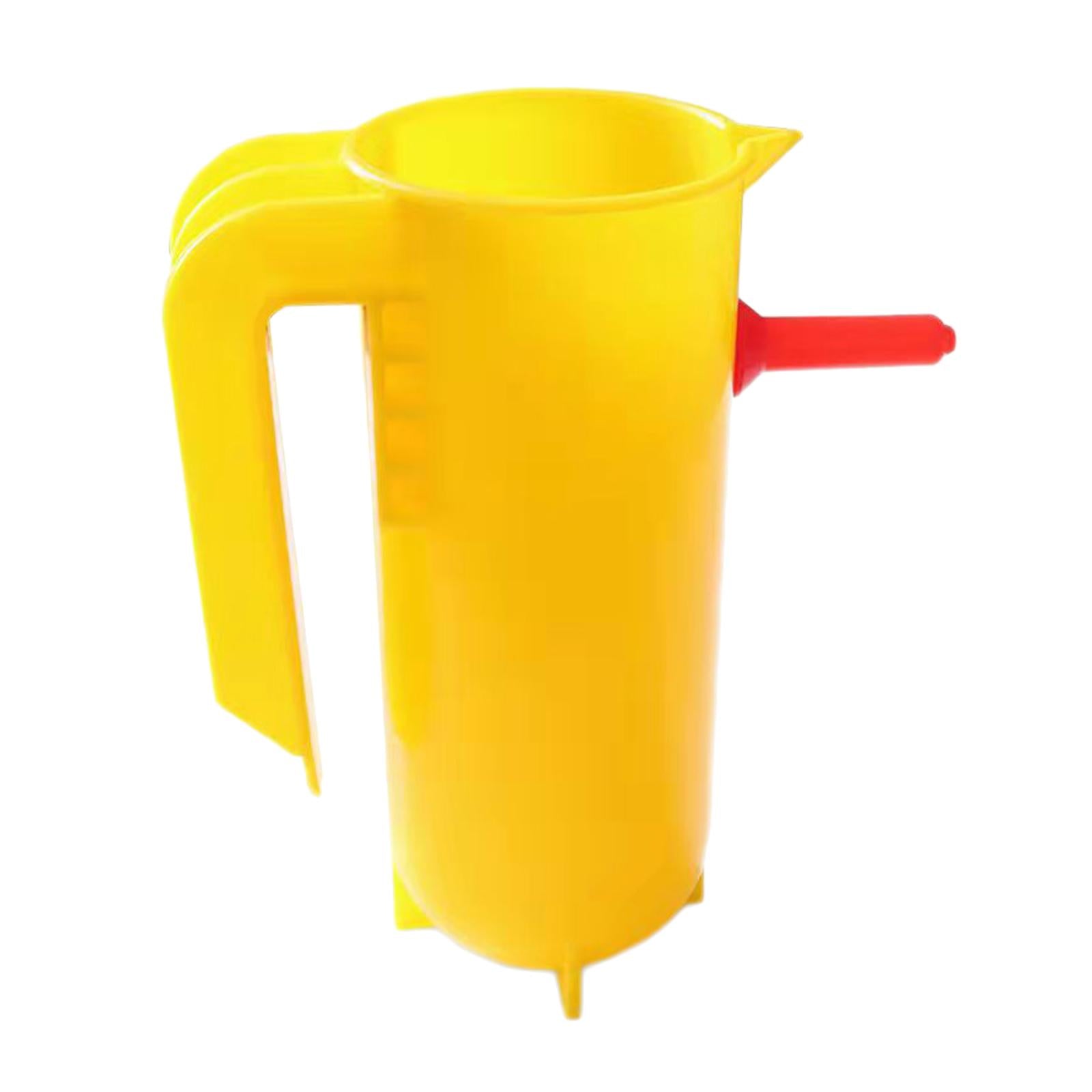 800ml Lamb Feeding Cups Milk Bottle with Nipple for Small Lamb Goat Yellow