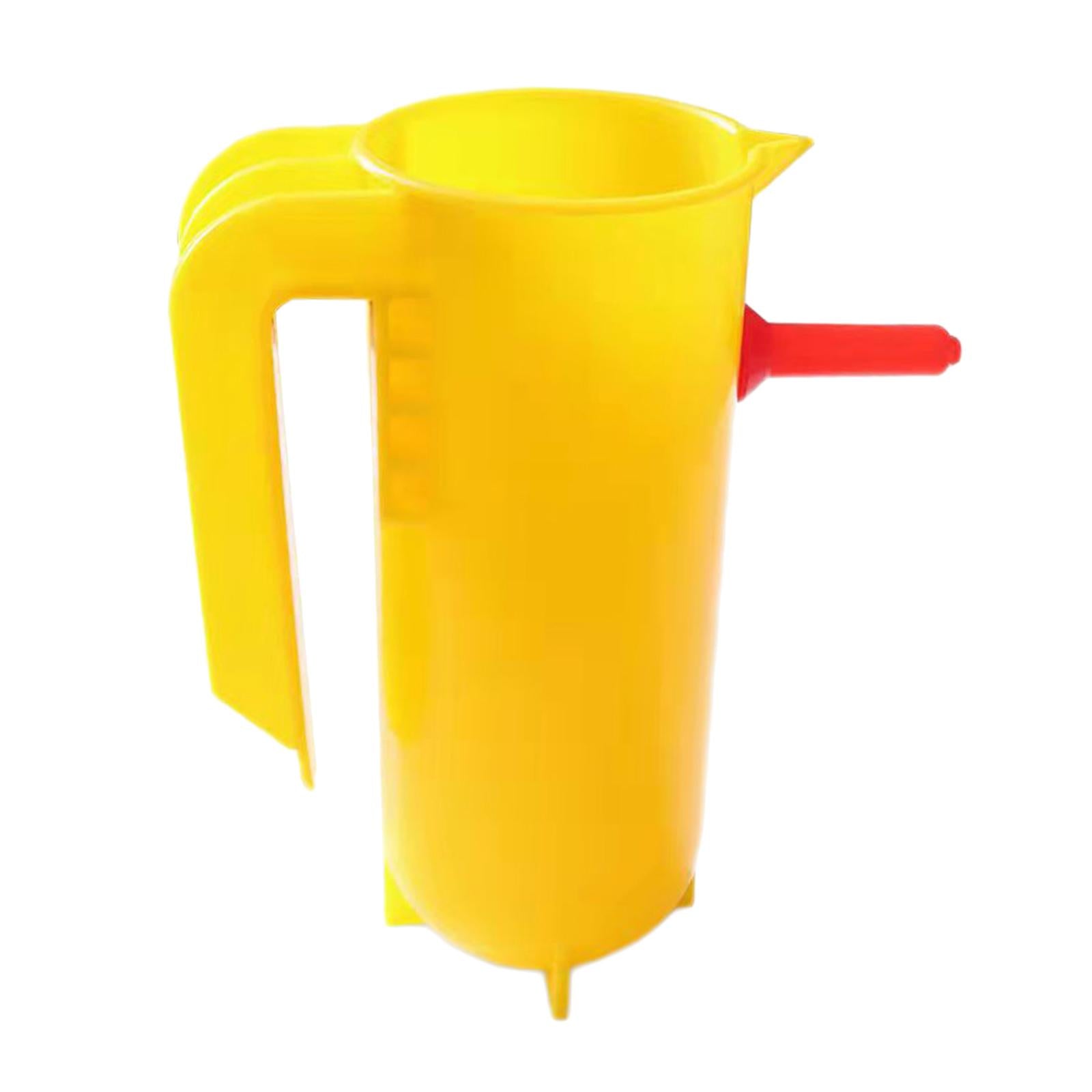 800ml Lamb Feeding Cups Milk Bottle with Nipple for Small Lamb Goat Yellow