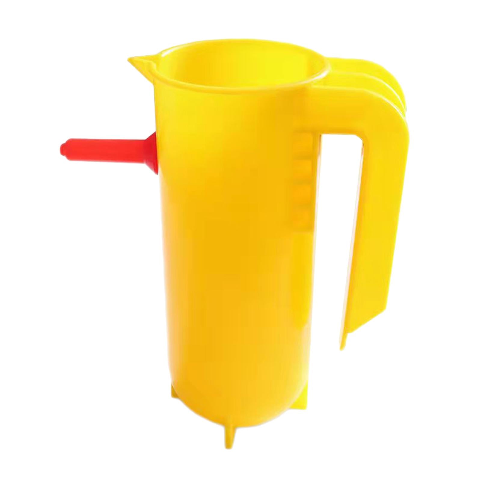800ml Lamb Feeding Cups Milk Bottle with Nipple for Small Lamb Goat Yellow