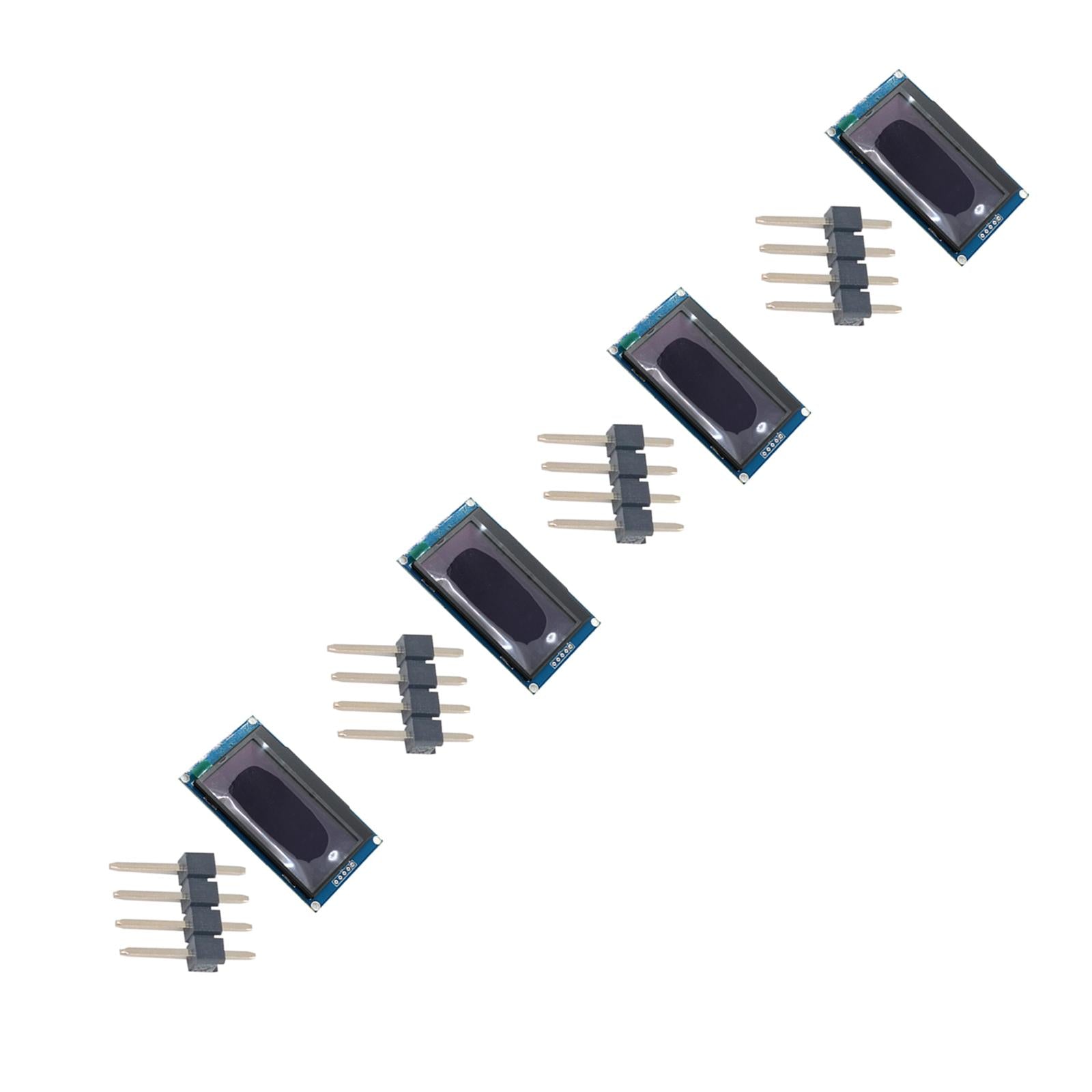 2.42 OLED LCD Display Module 4Pin 128x64 SSD1309 LCD Screen Blue Light"
