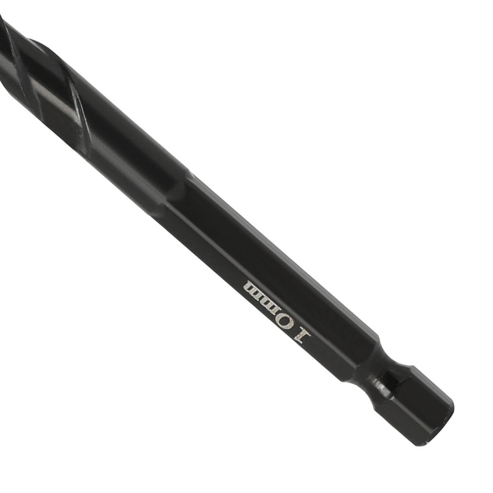 10 Pieces Alloy Masonry Drill Bit Set with Hex Shank for Wall Cement Tile