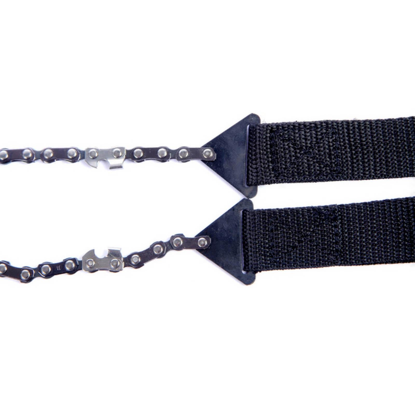 Hand Chain Saw 65 Manganese Steel with Storage Pouch for Survival Camping