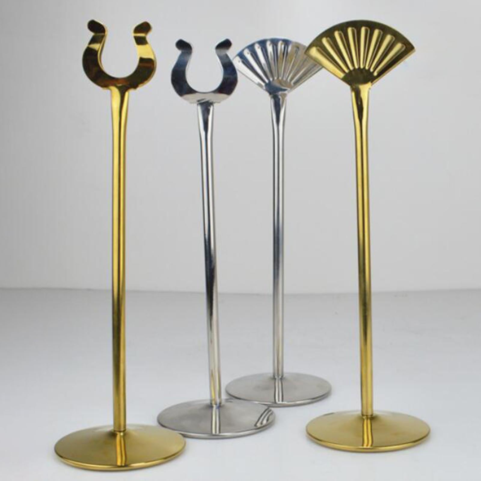 Metal Table Number Holder Home Decor Cute for Wedding Party Table Number Sector 12in