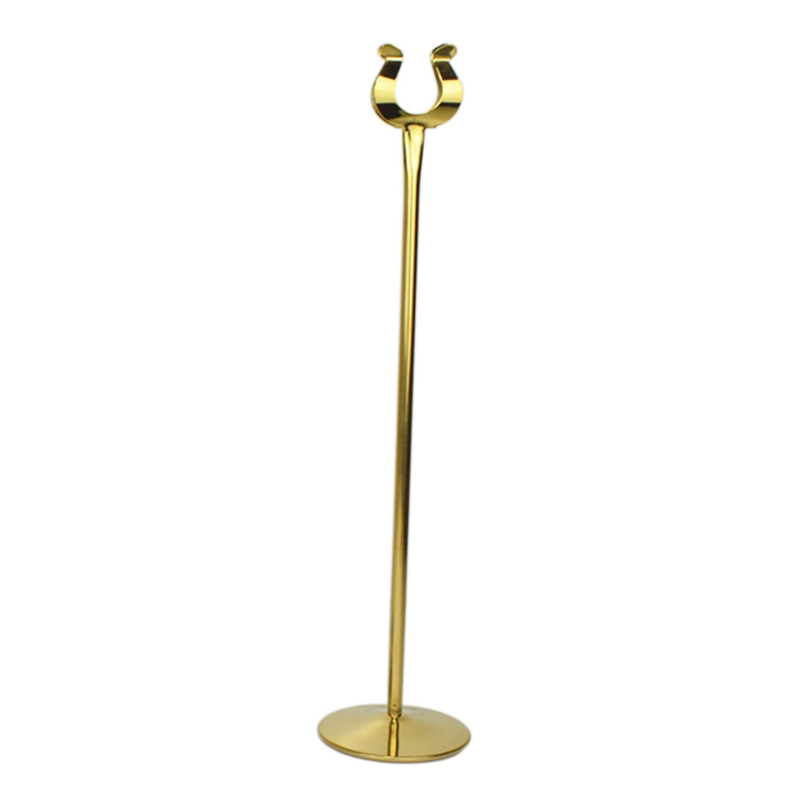 Metal Table Number Holder Home Decor Cute for Wedding Party Table Number U Titanium 14in