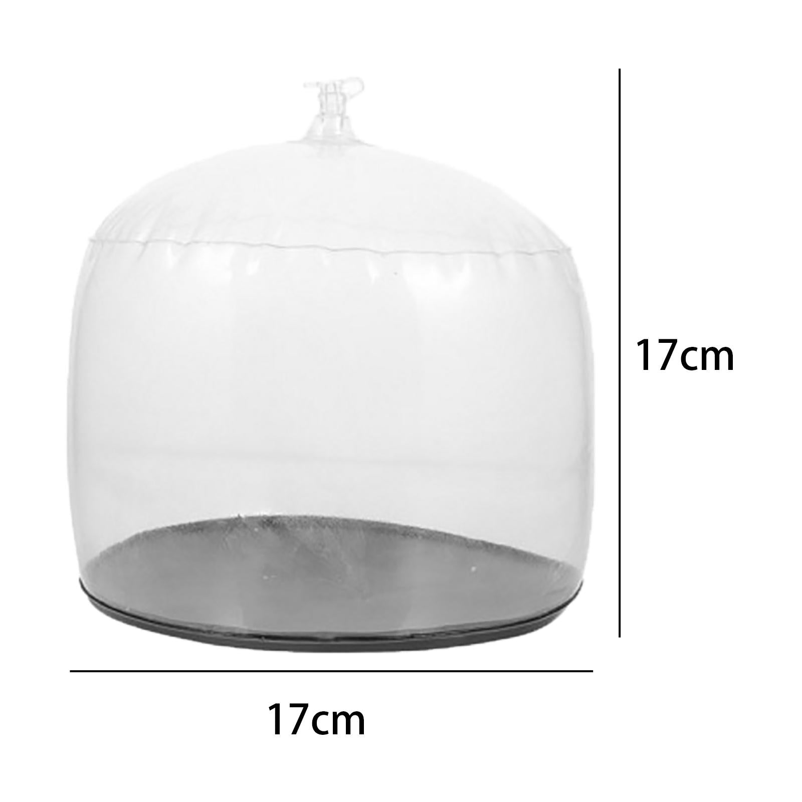 PVC Inflatable Hat Shaper Hat Holder Hat Stand Frame Cage for Photography 17x17cm