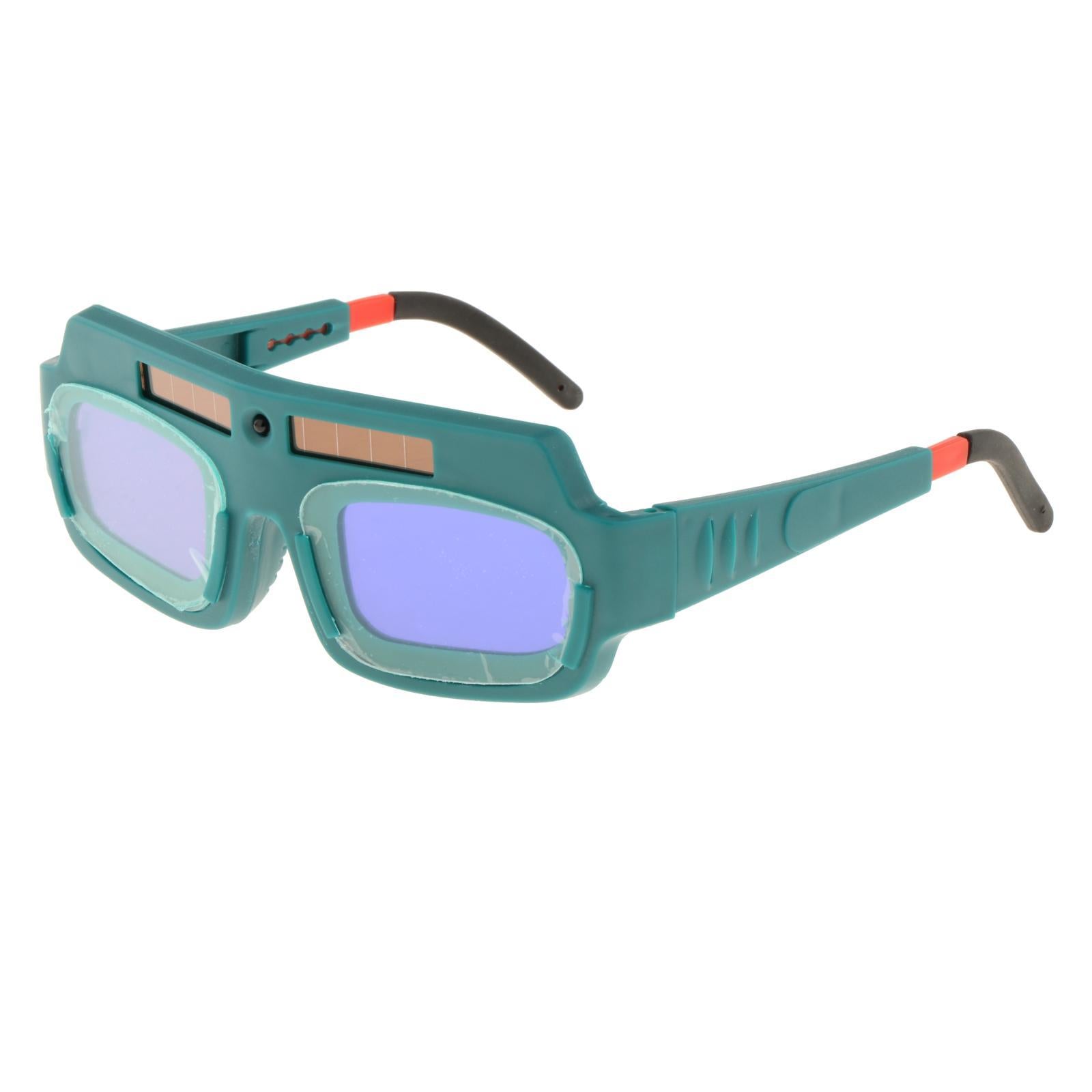 Solar Welding Glasses Auto Darkening for Mining Factories Grinding Dark Green