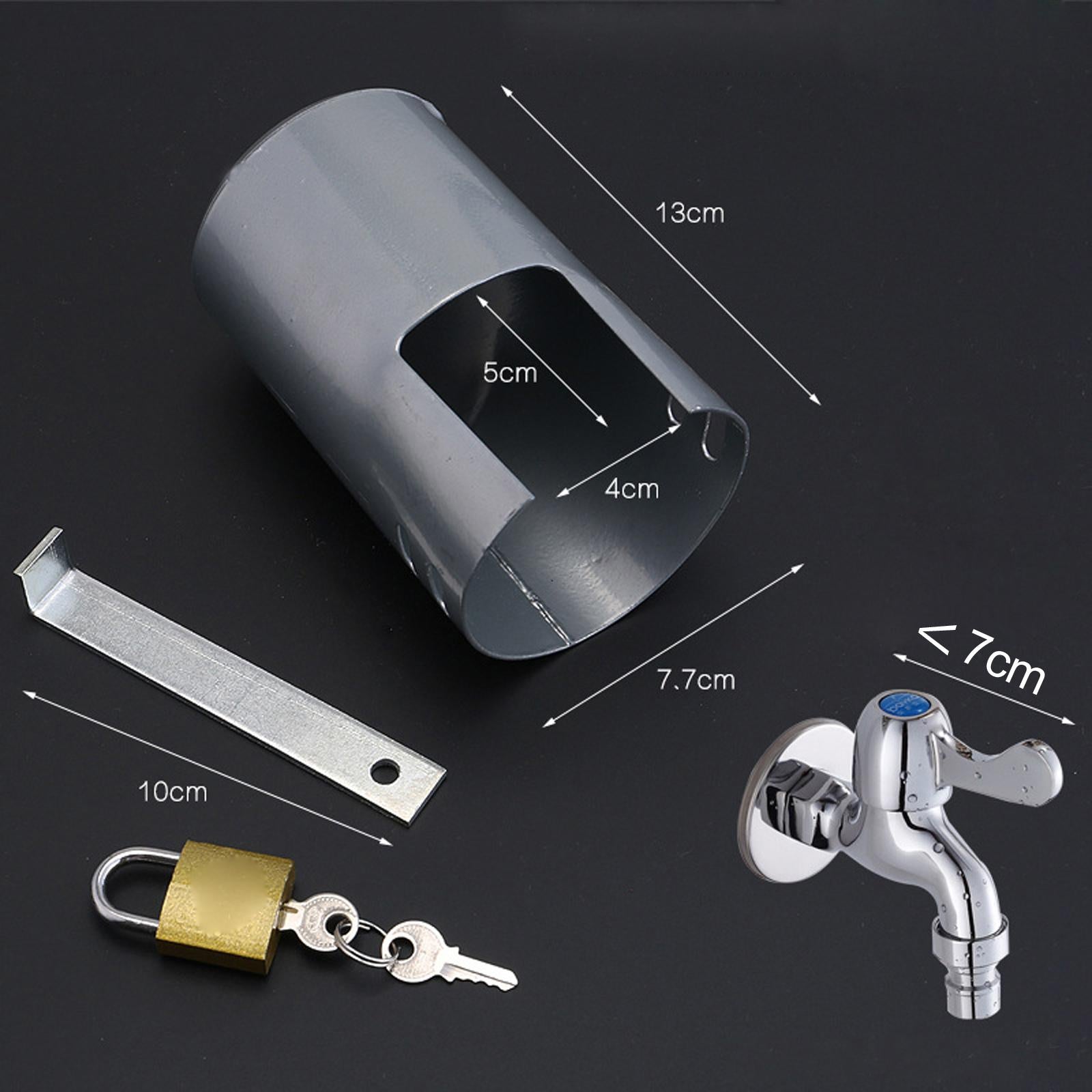 Outdoor Faucet Lock Cover Anti Theft Tap Padlock for Park Single Opening