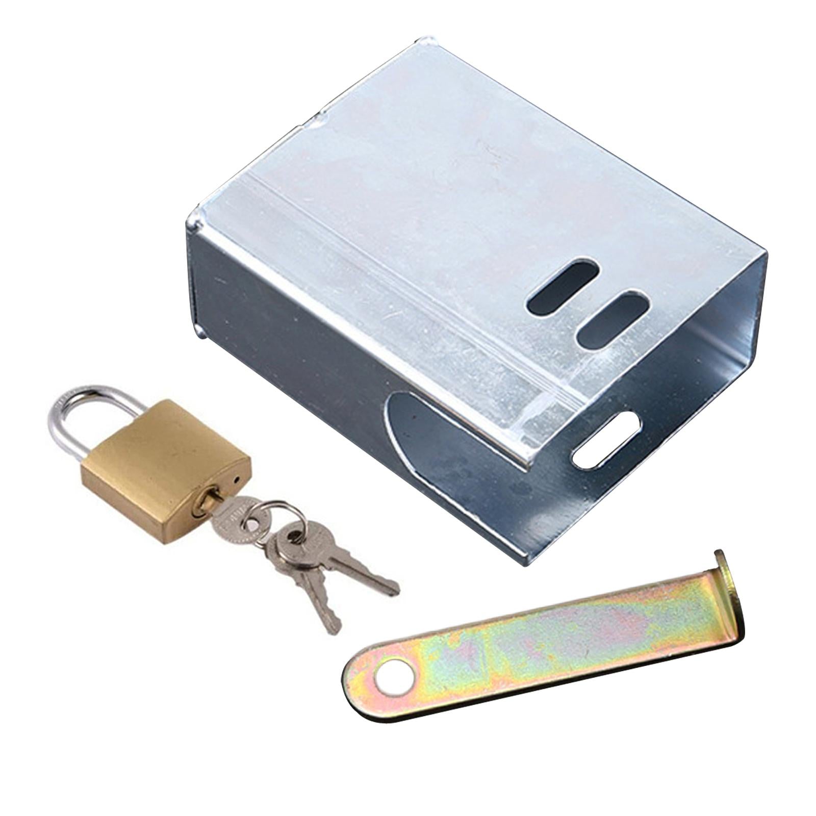 Outdoor Faucet Lock Cover Anti Theft Tap Padlock for Park Silver Square