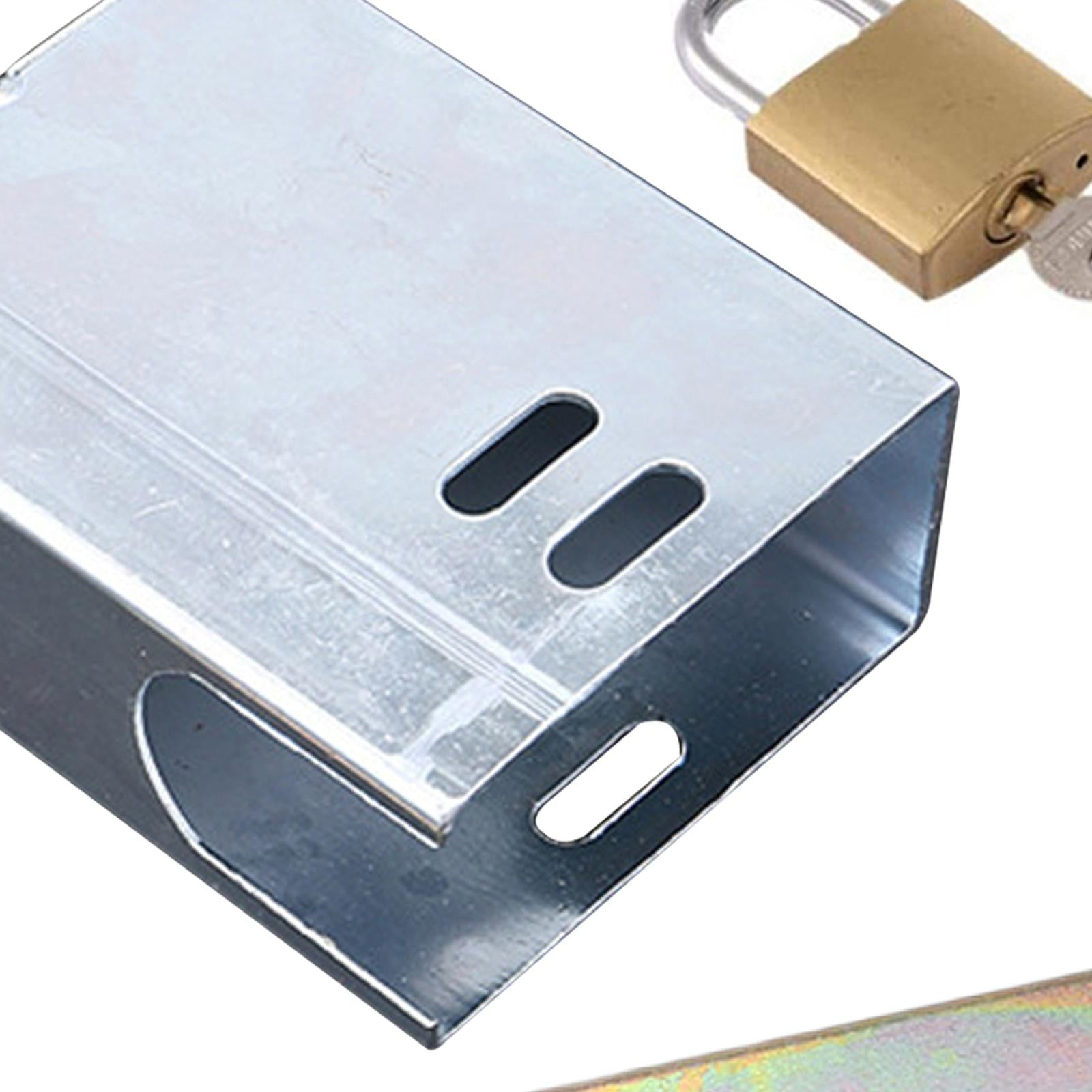 Outdoor Faucet Lock Cover Anti Theft Tap Padlock for Park Silver Square
