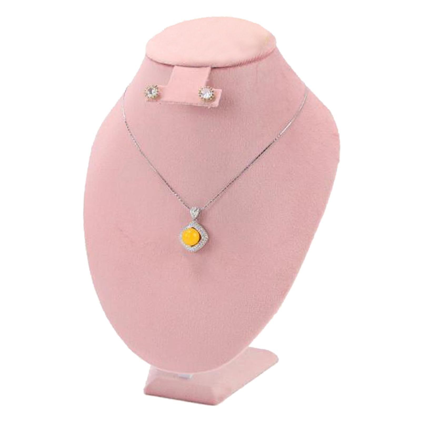Necklace Display Bust Stand Rack for Dresser Store With Earring Stand L