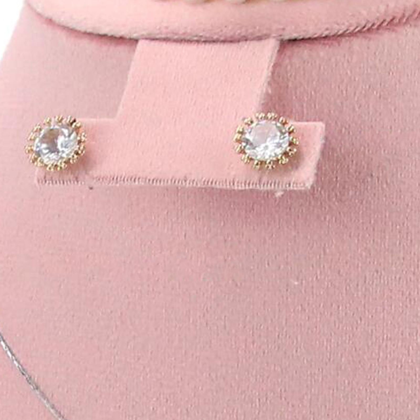 Necklace Display Bust Stand Rack for Dresser Store With Earring Stand L