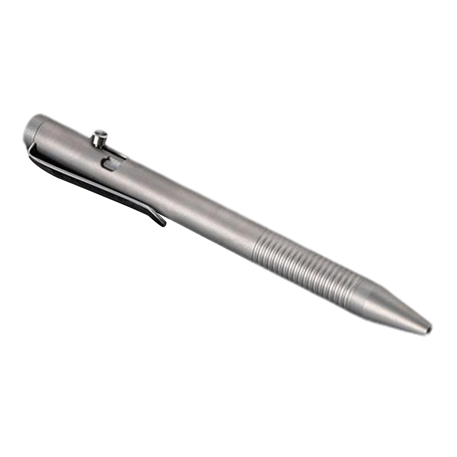 Retractable Ballpoint Pen Titanium Alloy Rollerball Pen Writing Frosted