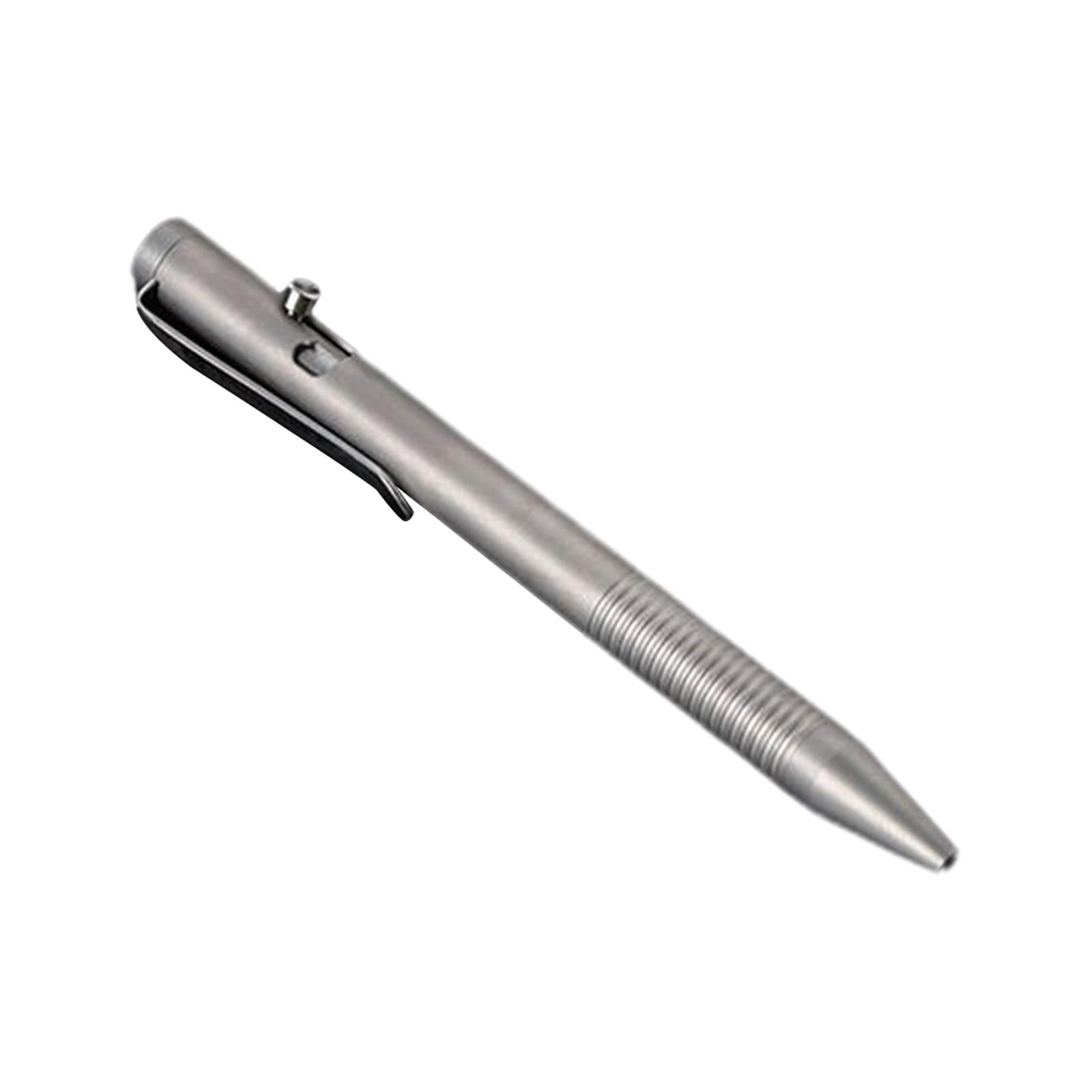 Retractable Ballpoint Pen Titanium Alloy Rollerball Pen Writing Frosted