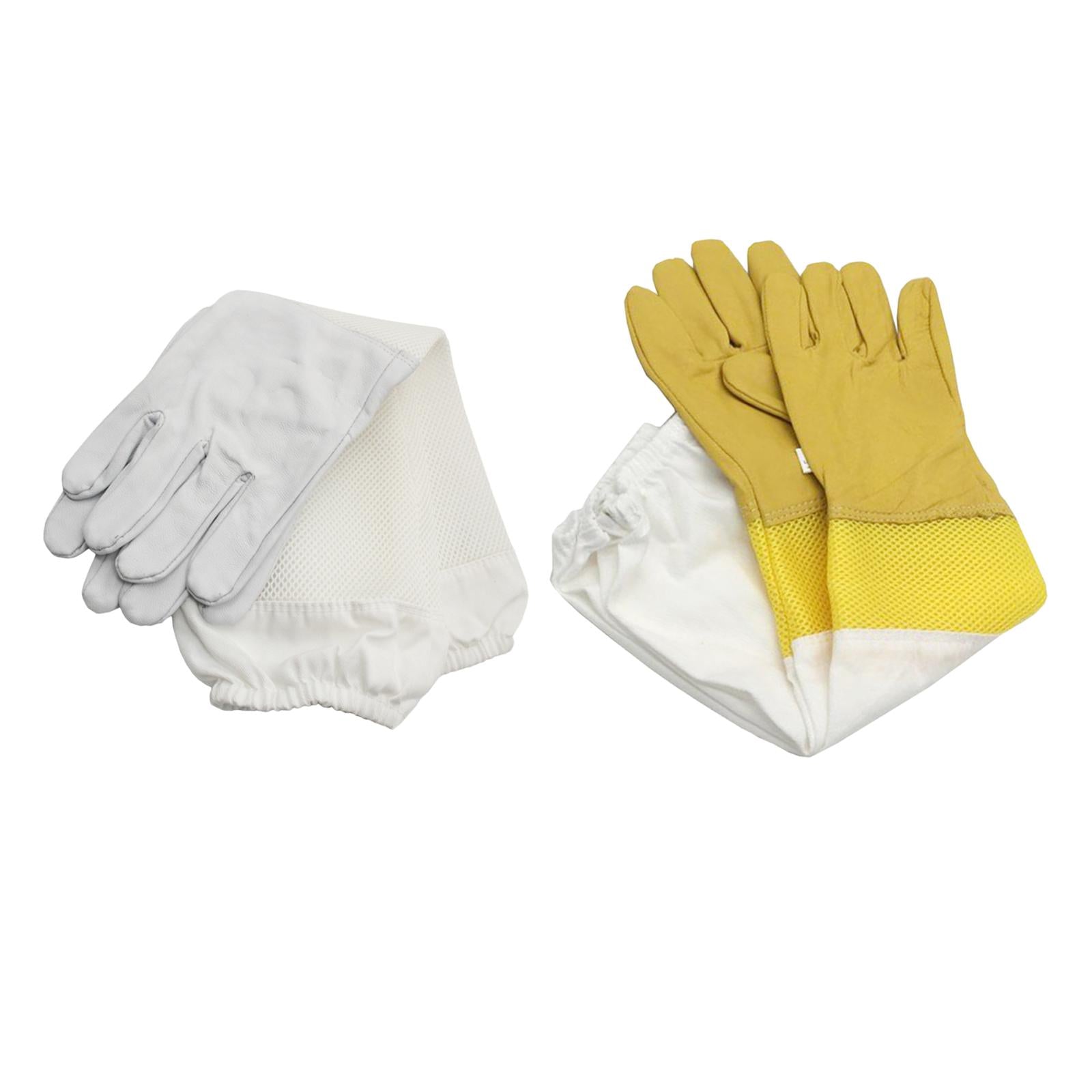 Beekeeping Gloves Beekeeper Gloves for Garden Work Cactus Rose Pruning Yellow