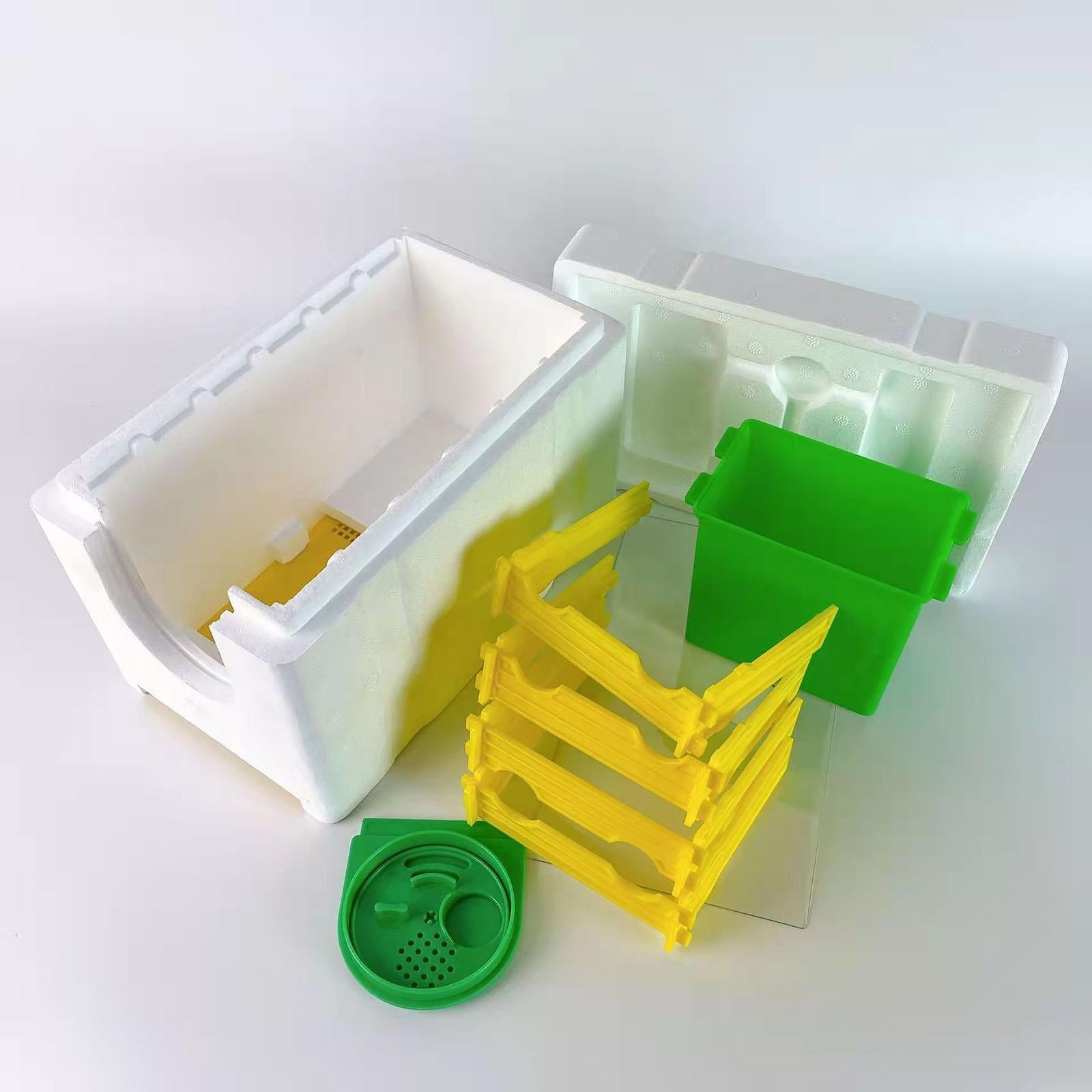 Bee Pollination Box Queen Bee Rearing System Hive Frames DIY Beekeeping