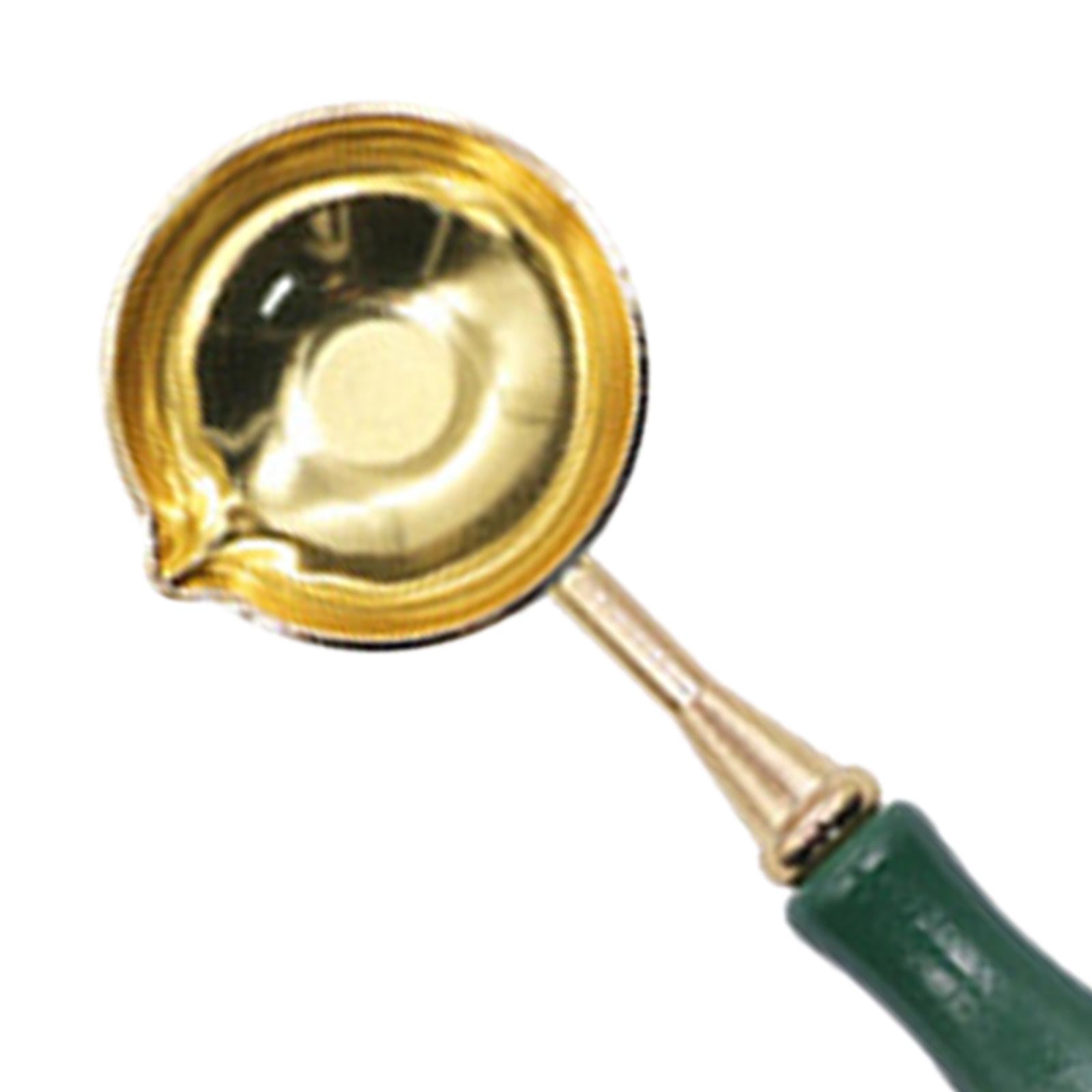 Seal Wax Melting Furnace Tool Wax Seal Spoon Holder for Envelope  Green